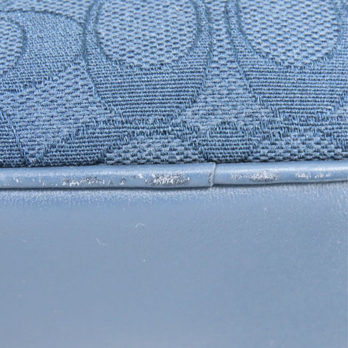 Coach Navy Canvas Leather Backpack (Pre-Owned)