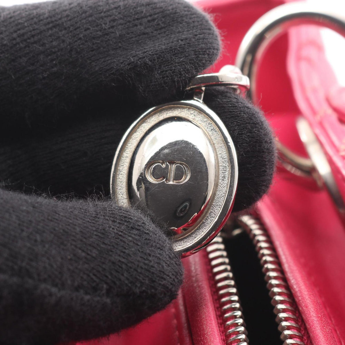 Christian Dior Pink Leather Handbag (Pre-Owned)