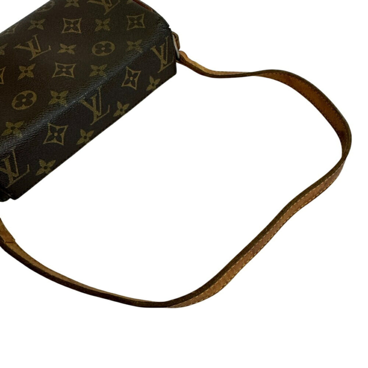 Louis Vuitton Brown Leather Handbag Pouch (Pre-Owned)
