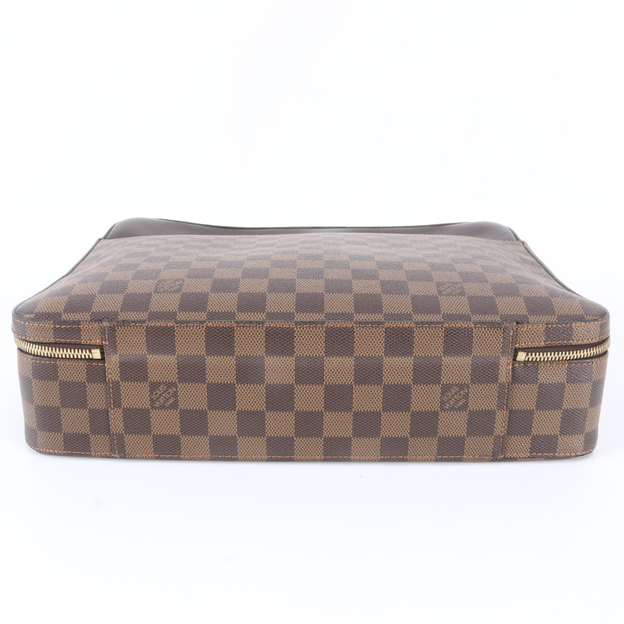 Louis Vuitton Brown Galle Coated Canvas Leather Handbag (Pre-Owned)