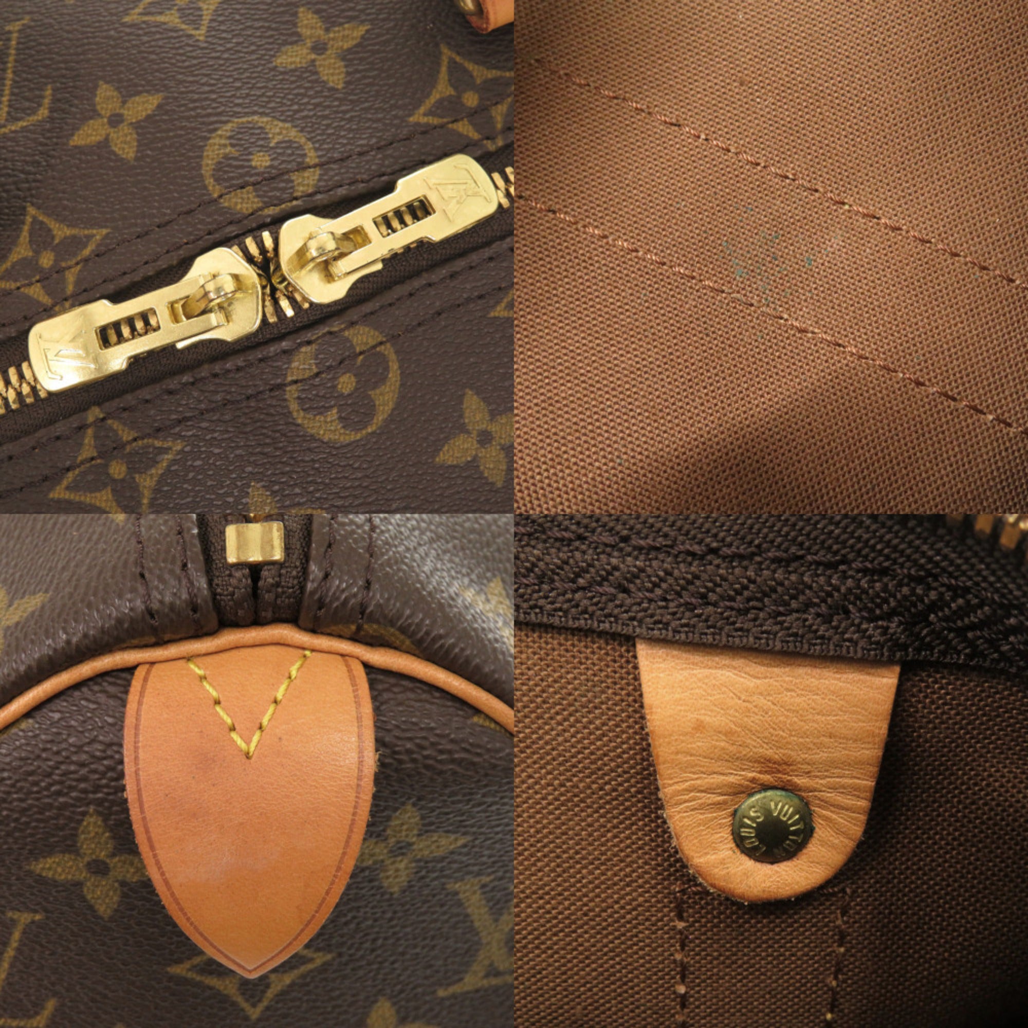Louis Vuitton Brown Monogram Monogram Boston Bag (Pre-Owned)