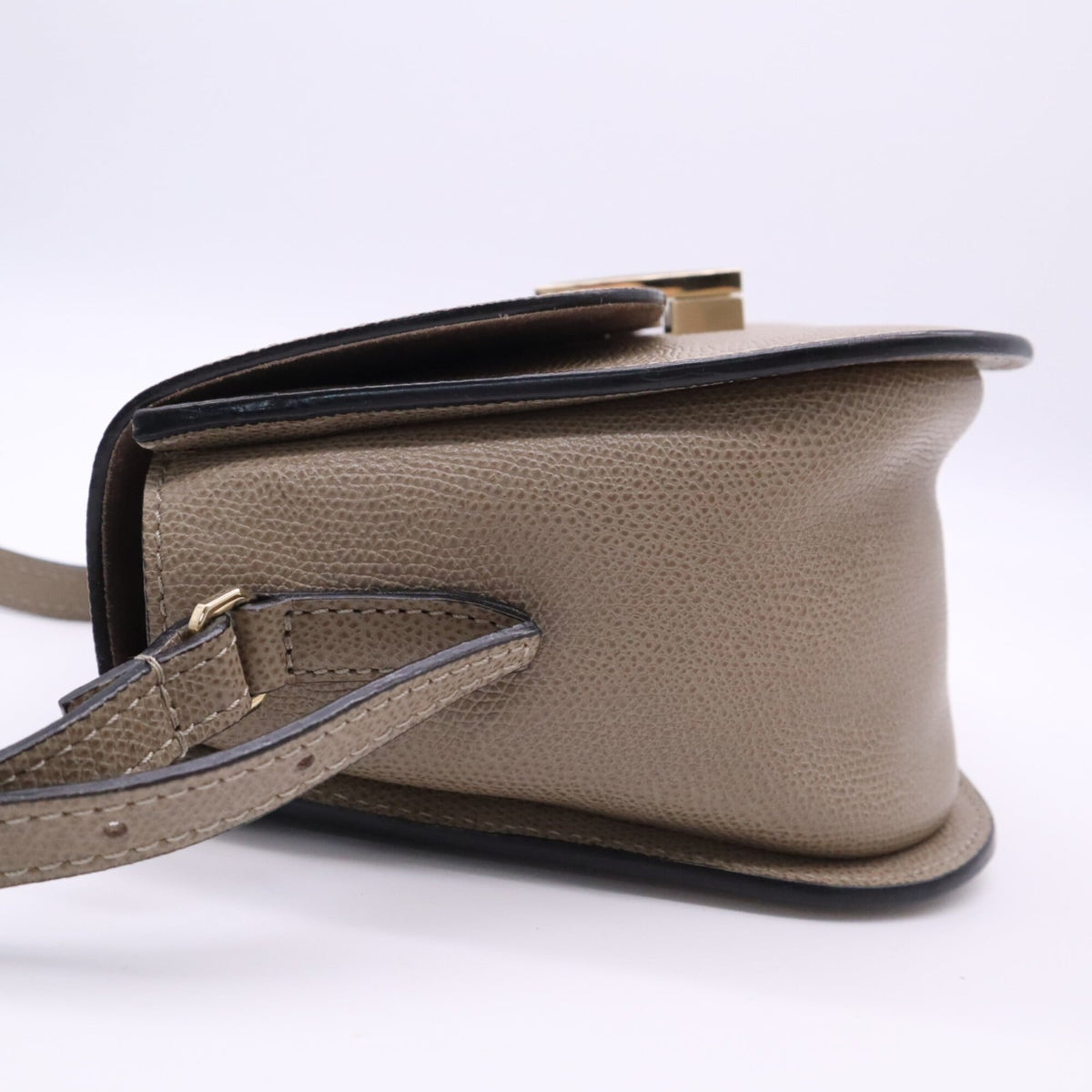Valextra Brown Leather Shoulder Bag (Pre-Owned)