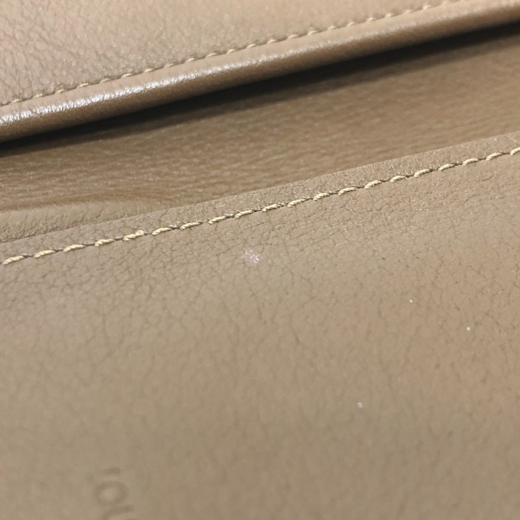 Louis Vuitton Brown Leather Long Wallet (Bi-Fold) (Pre-Owned)