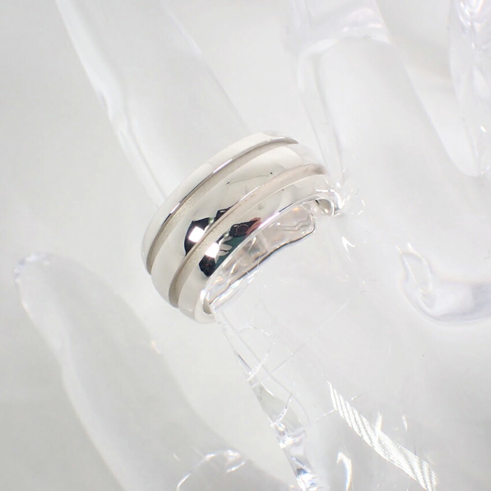 Tiffany Yellow Gold (18K) Sterling Silver 925 Band Ring (Pre-Owned)