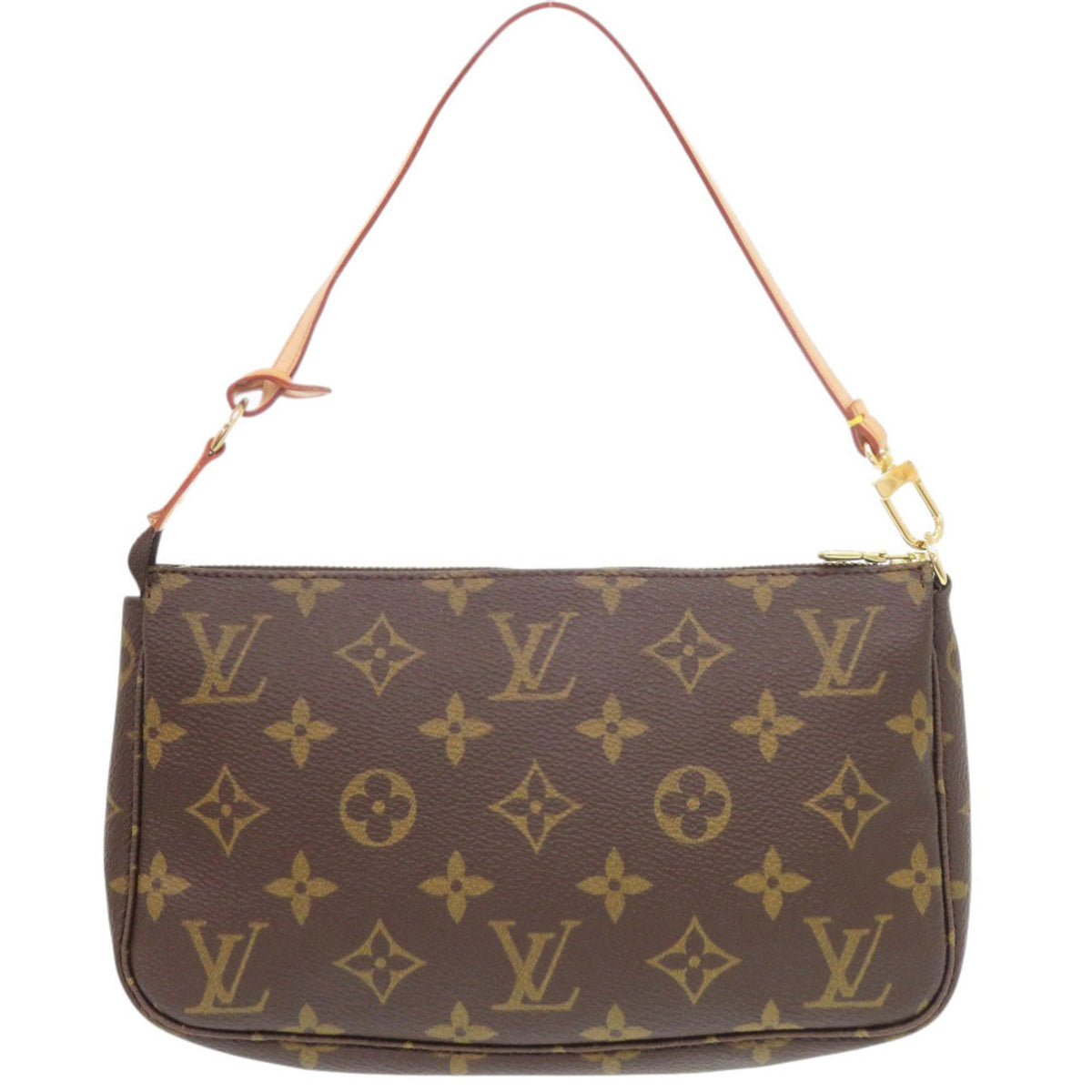 Louis Vuitton Brown Monogram Monogram Handbag Pochette Pouch (Pre-Owned)