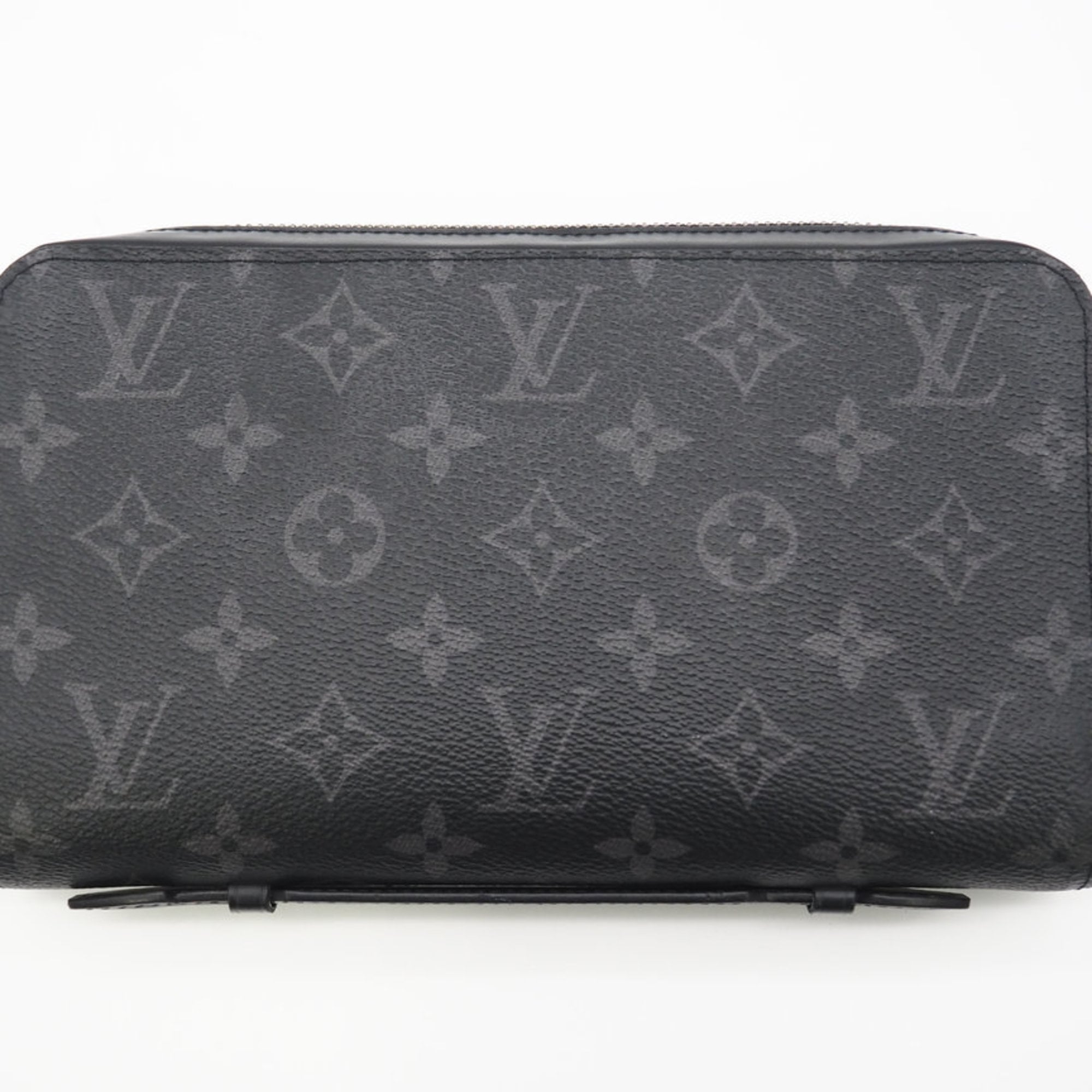 Louis Vuitton Black Gray Coated Canvas Coin Purse/Coin Case (Pre-Owned)