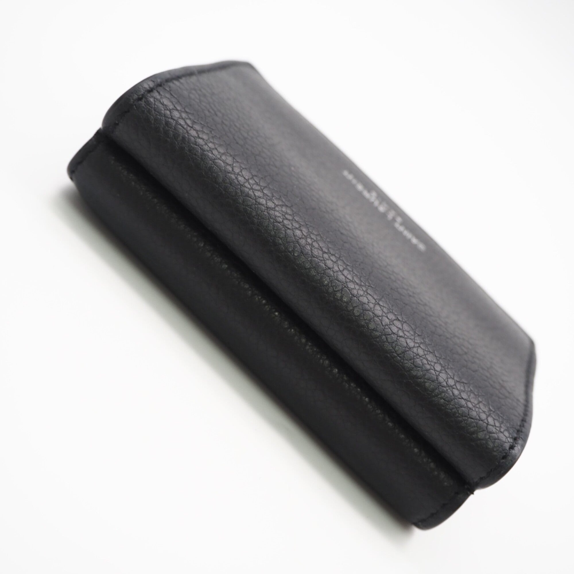 Yves Saint Laurent Black Leather Wallet (Tri-Fold) (Pre-Owned)