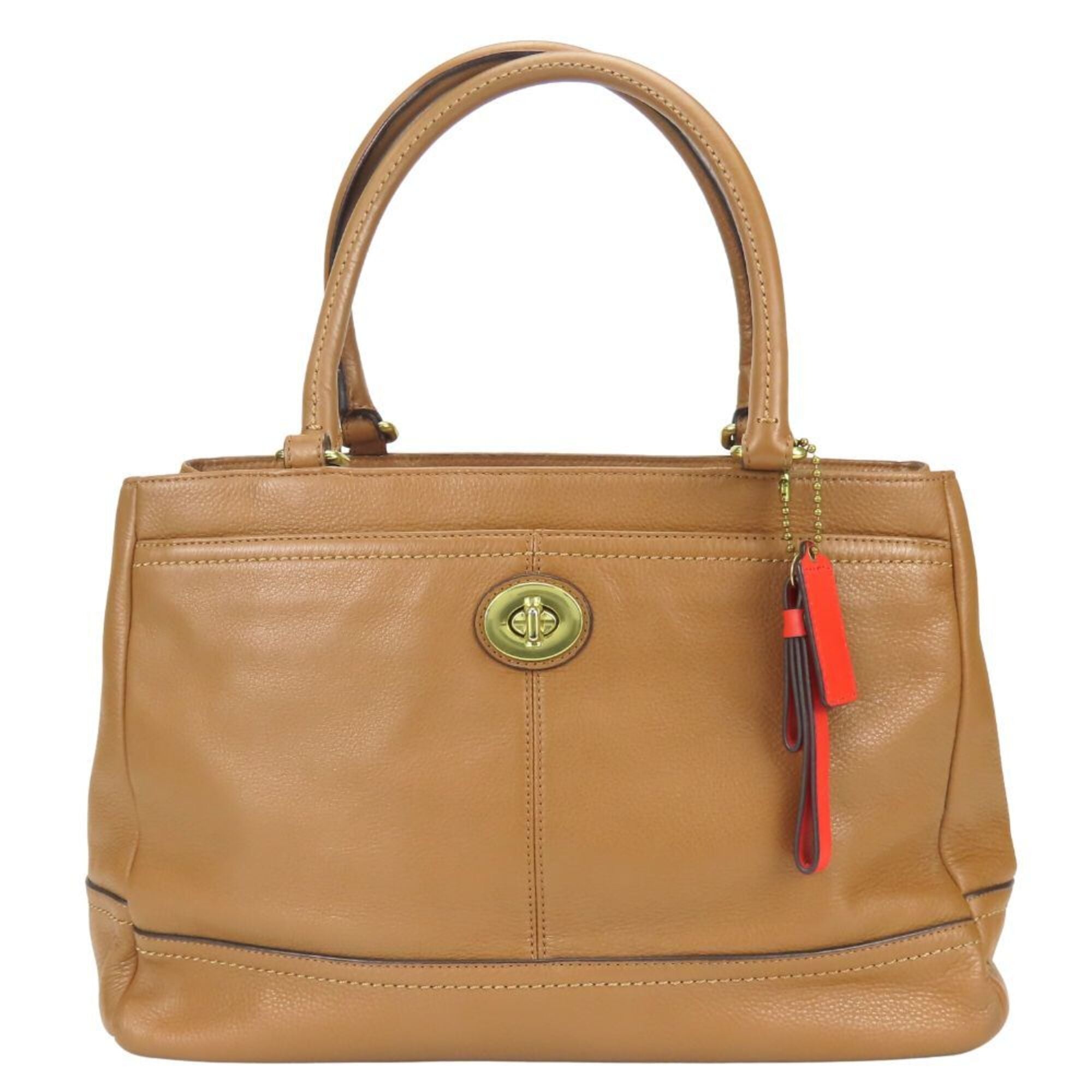 Coach Brown Leather Tote Bag (Pre-Owned)