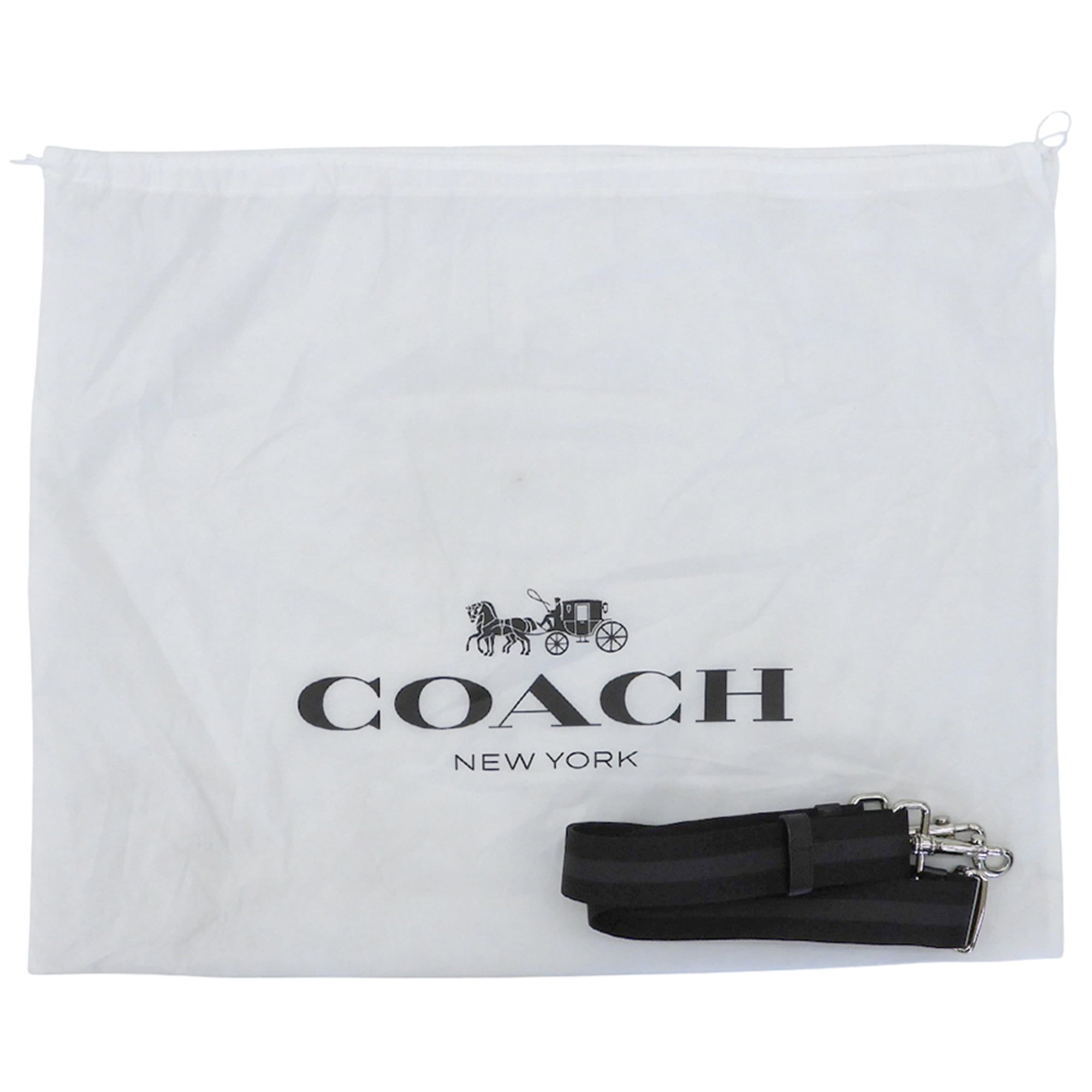 Coach Black Leather Shoulder Bag (Pre-Owned)