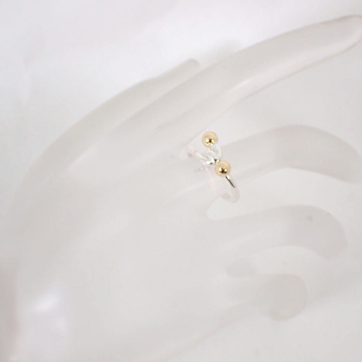 Tiffany Yellow Gold (18K) Sterling Silver 925 Band Ring (Pre-Owned)