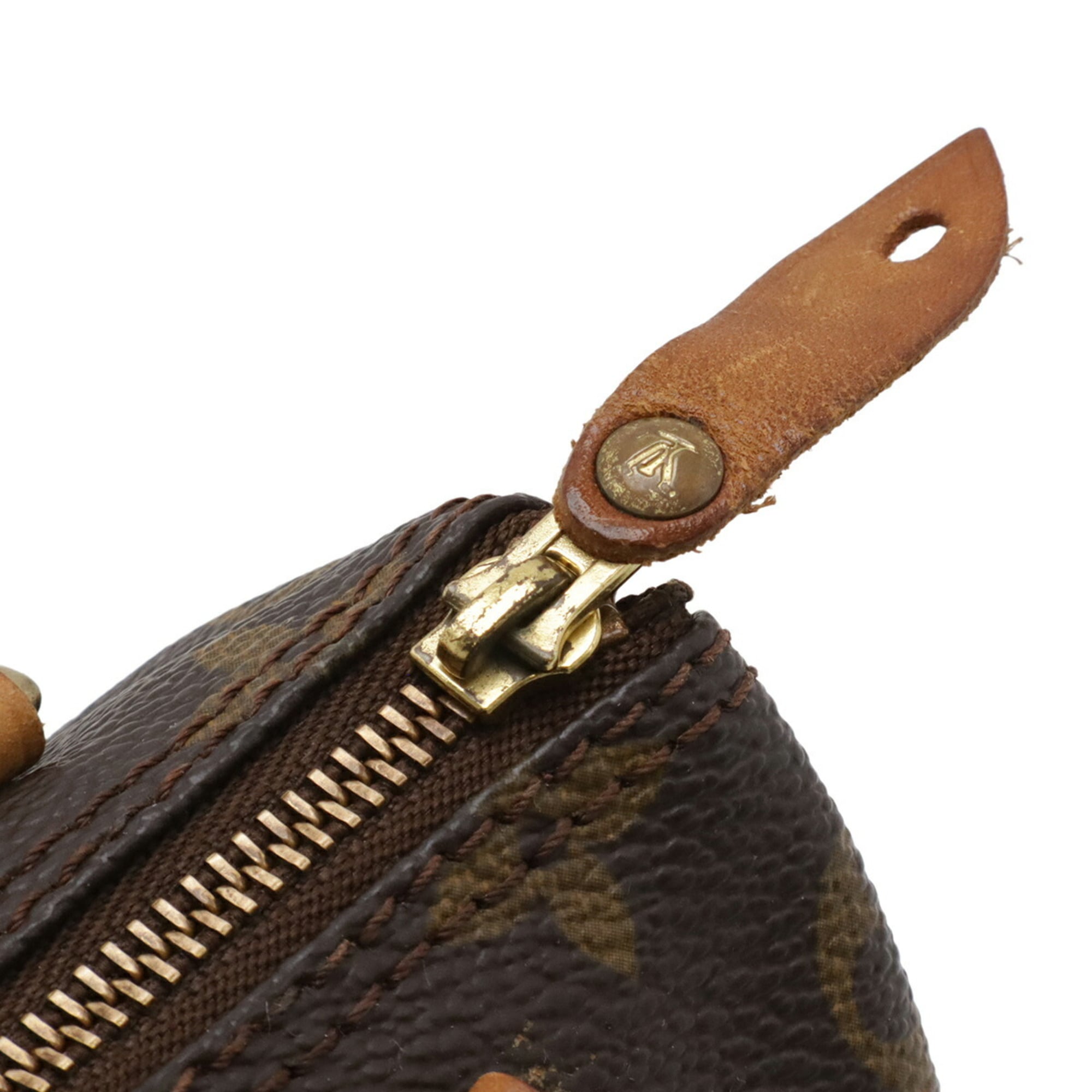 Louis Vuitton Brown Monogram Canvas Pvc Coated Canvas Handbag Pouch (Pre-Owned)