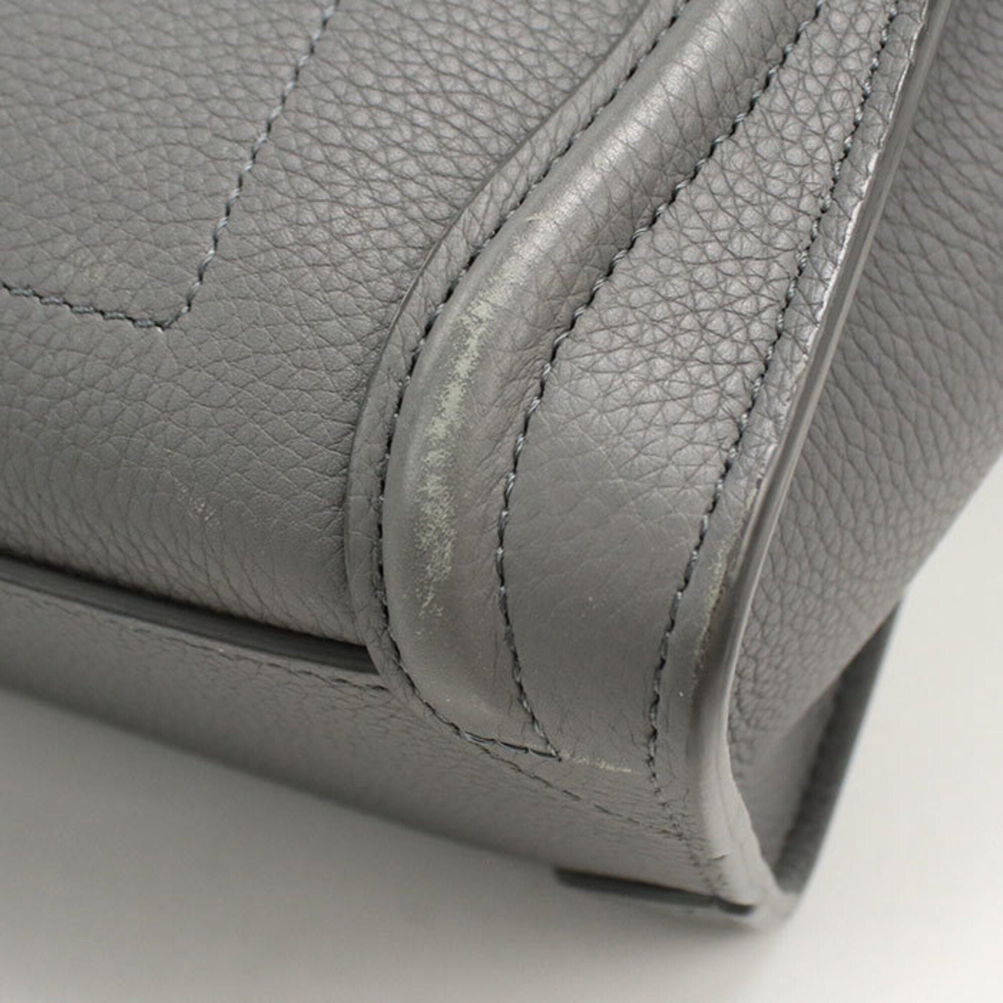 Celine Gray Leather Tote Bag (Pre-Owned)