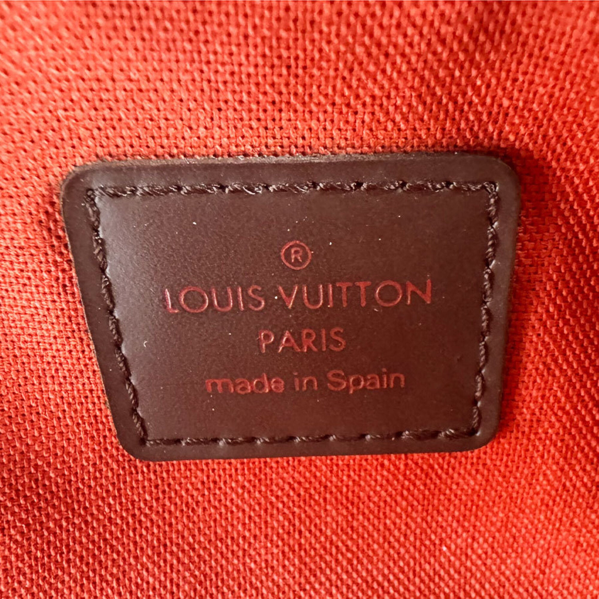 Louis Vuitton Damier Canvas Ebene Damier Canvas Shoulder Bag (Pre-Owned)