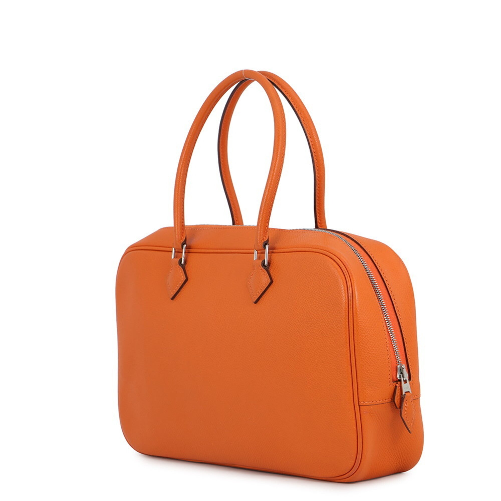 Hermes Plume Orange Epsom Leather Handbag (Pre-Owned)