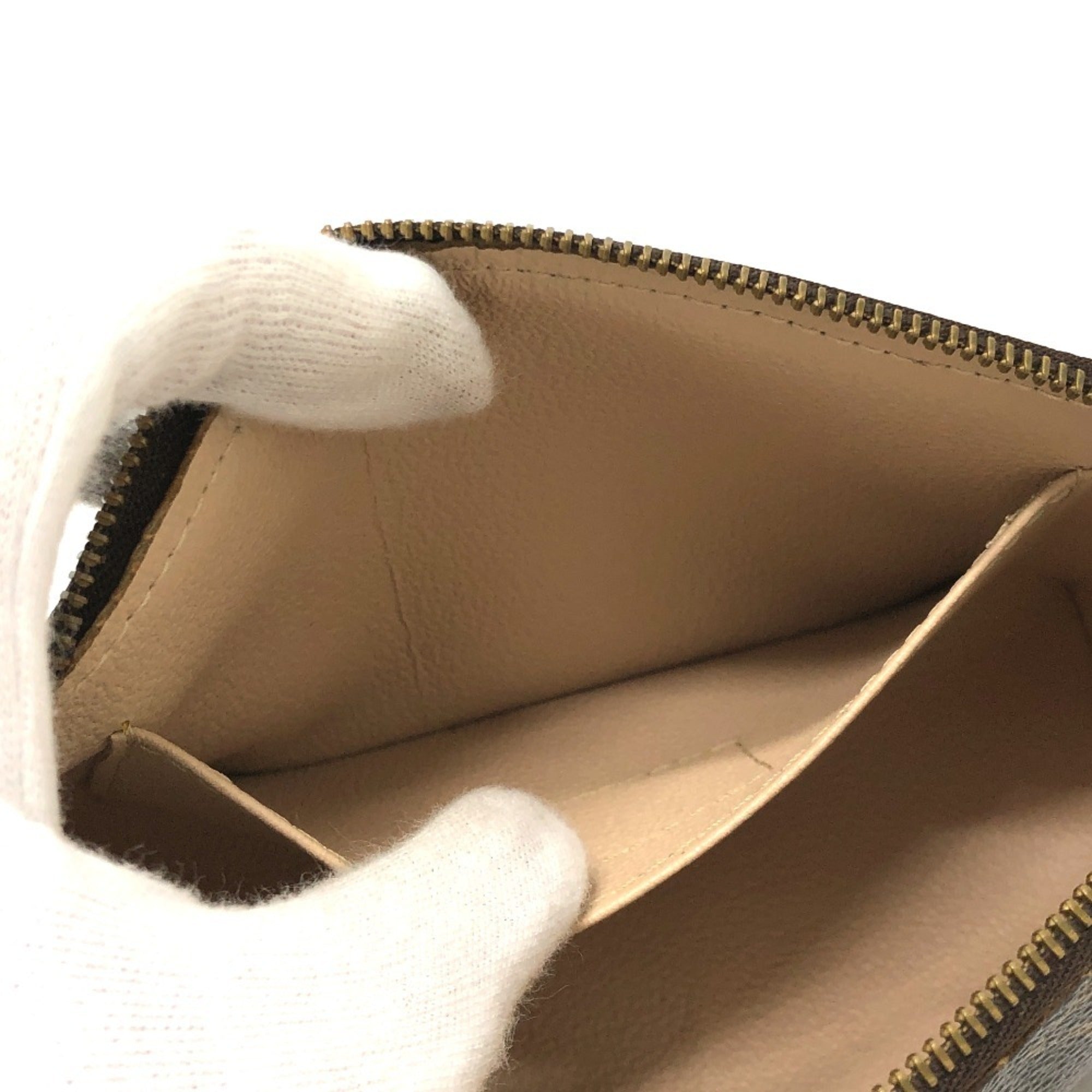 Louis Vuitton Brown Monogram Canvas Pouch (Pre-Owned)