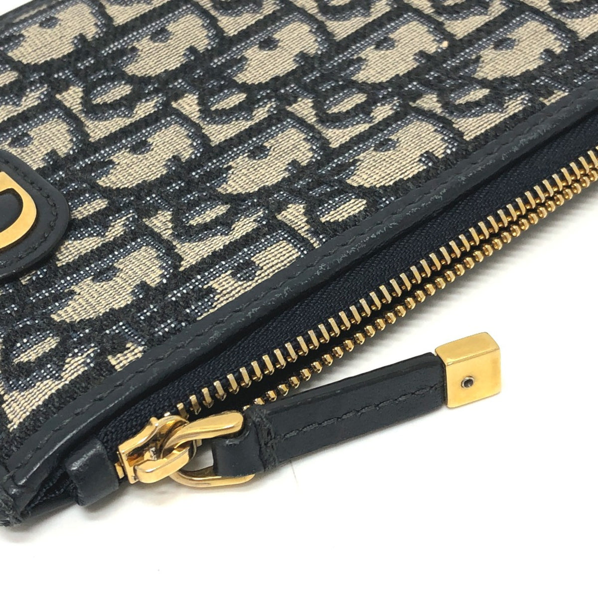 Christian Dior Navy Cloth Shoulder Bag (Pre-Owned)