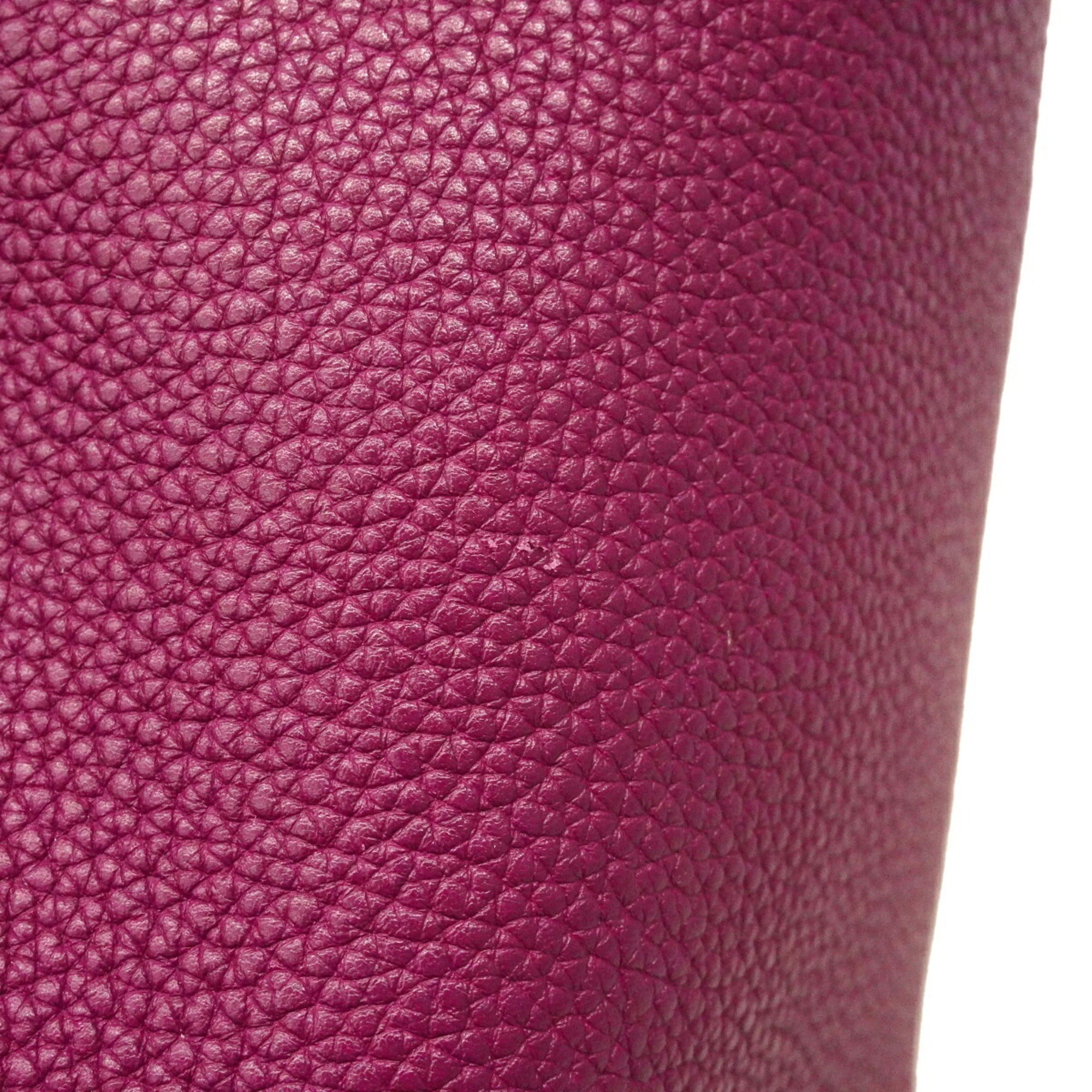 Hermes Anemone Taurillon Clemence Leather Handbag (Pre-Owned)