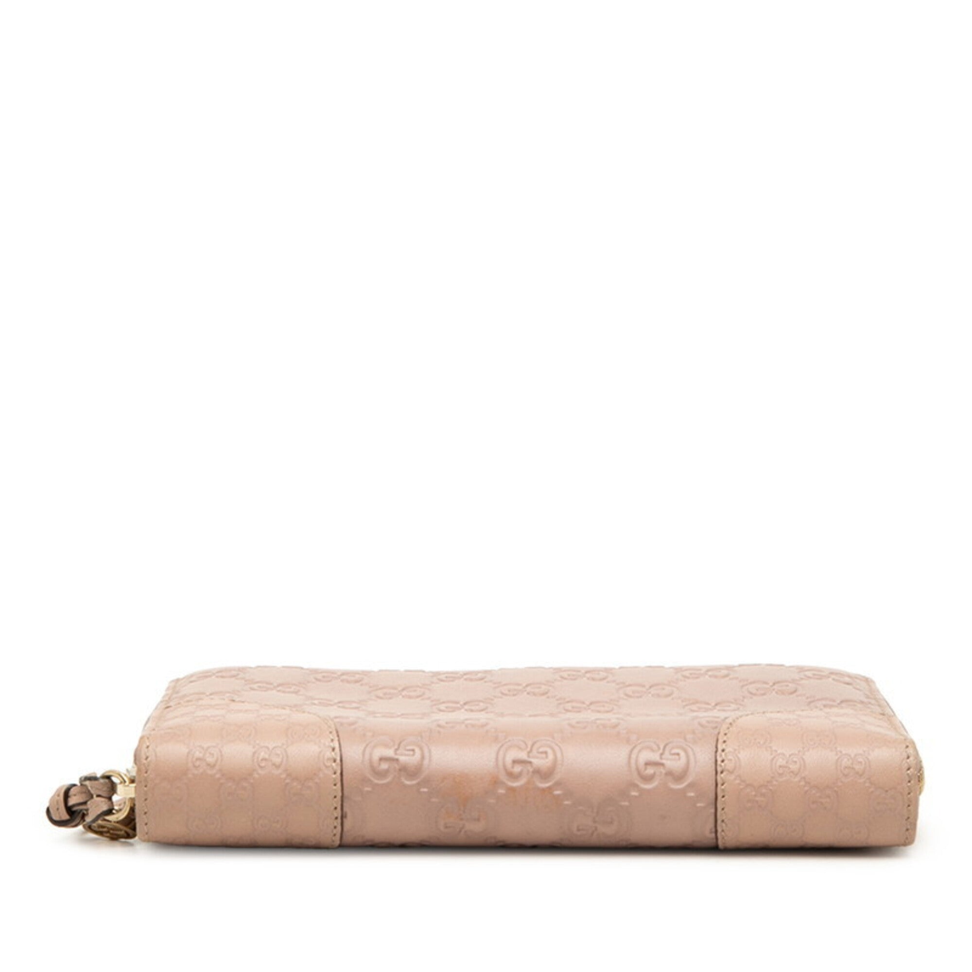 Gucci Beige Leather Long Wallet (Bi-Fold) (Pre-Owned)
