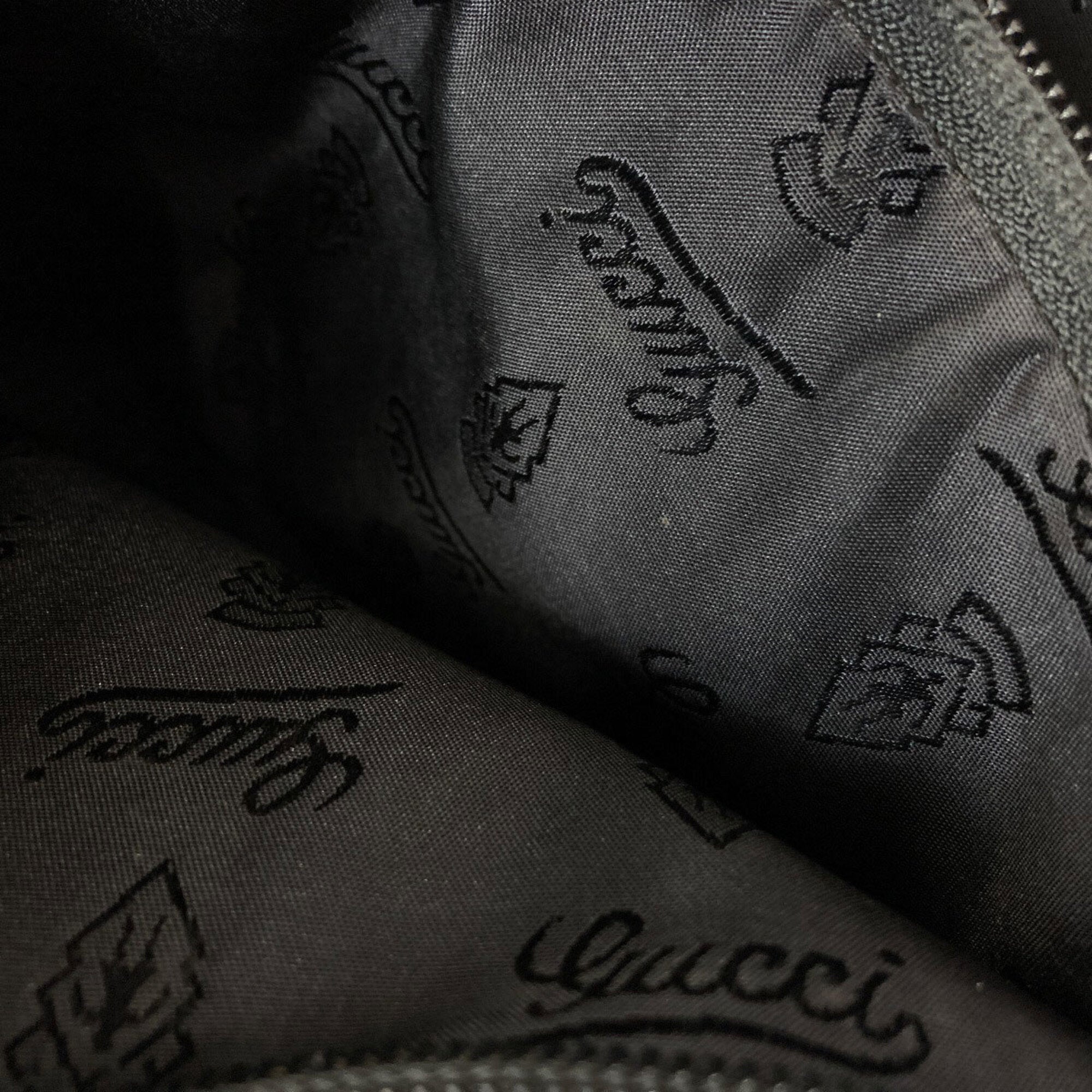 Gucci Black Leather Shoulder Bag (Pre-Owned)