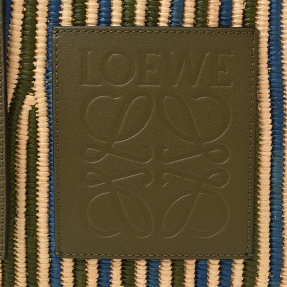 Loewe Khaki Leather Tote Bag (Pre-Owned)