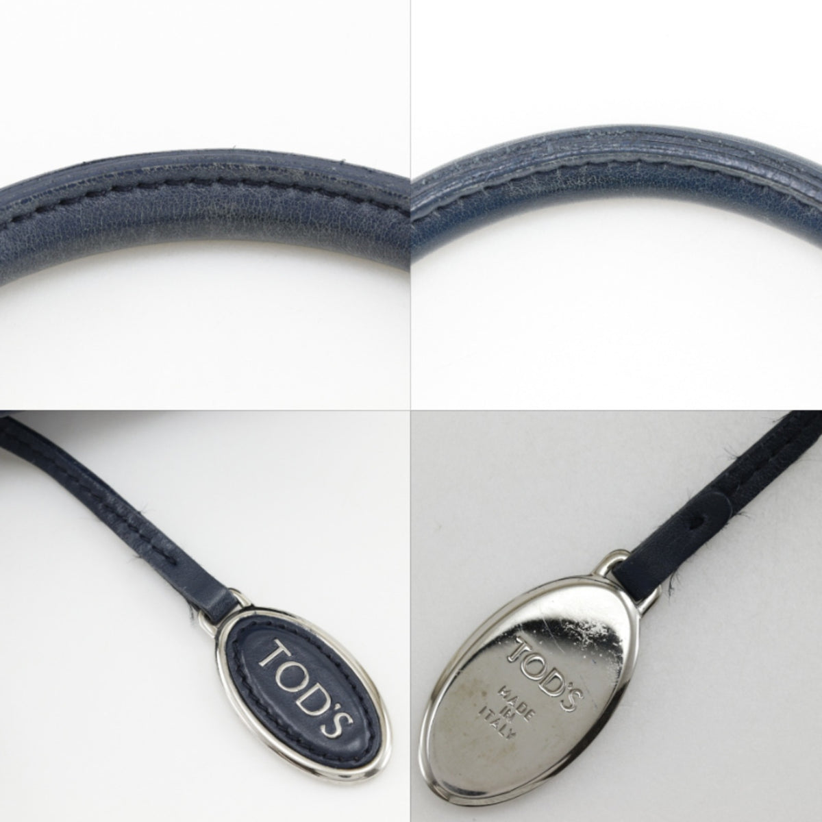 Tod's Navy Leather Tote Bag (Pre-Owned)