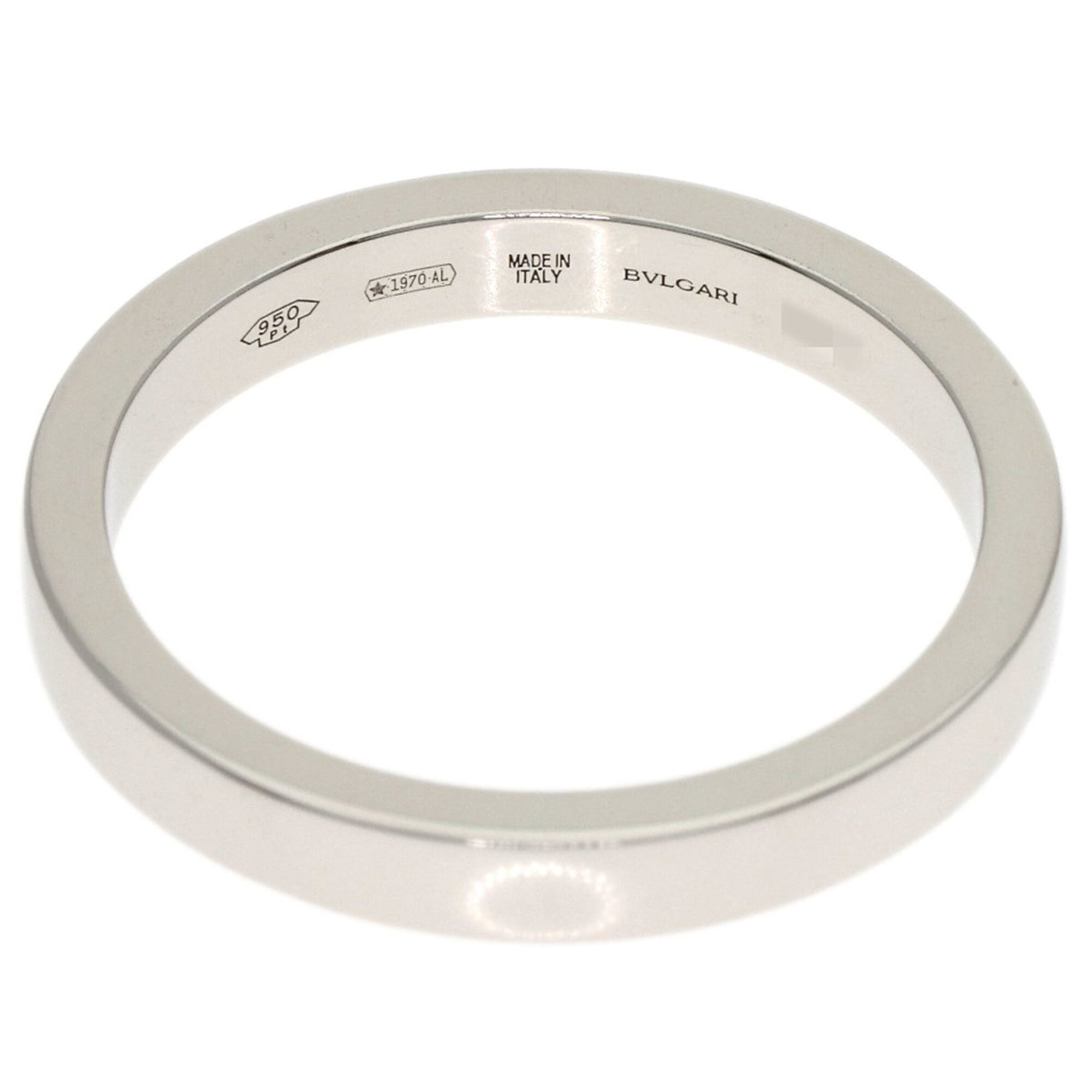 Bvlgari Platinum 950 Band Ring (Pre-Owned)