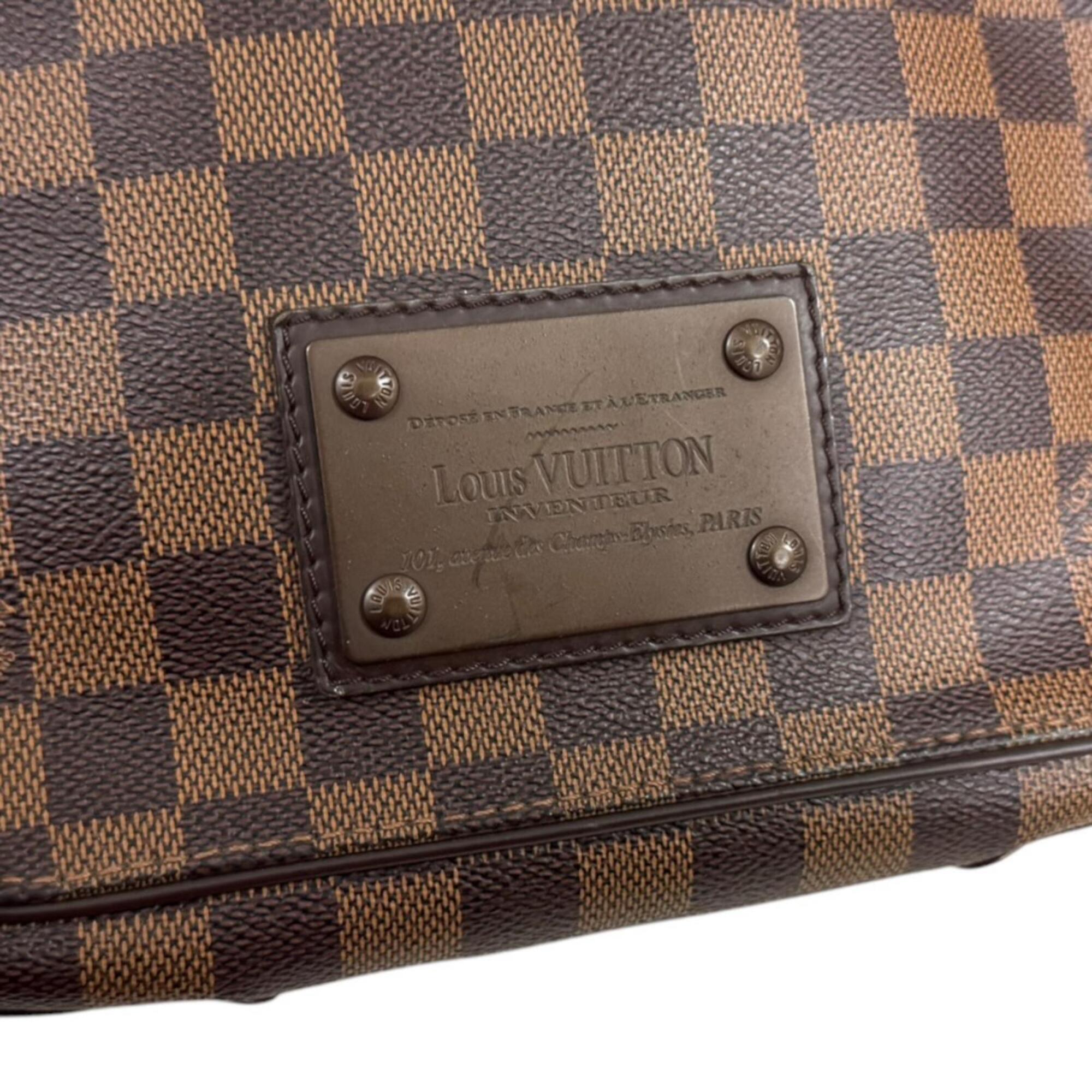 Louis Vuitton Damier Brown Damier Canvas Handbag Shoulder Bag (Pre-Owned)