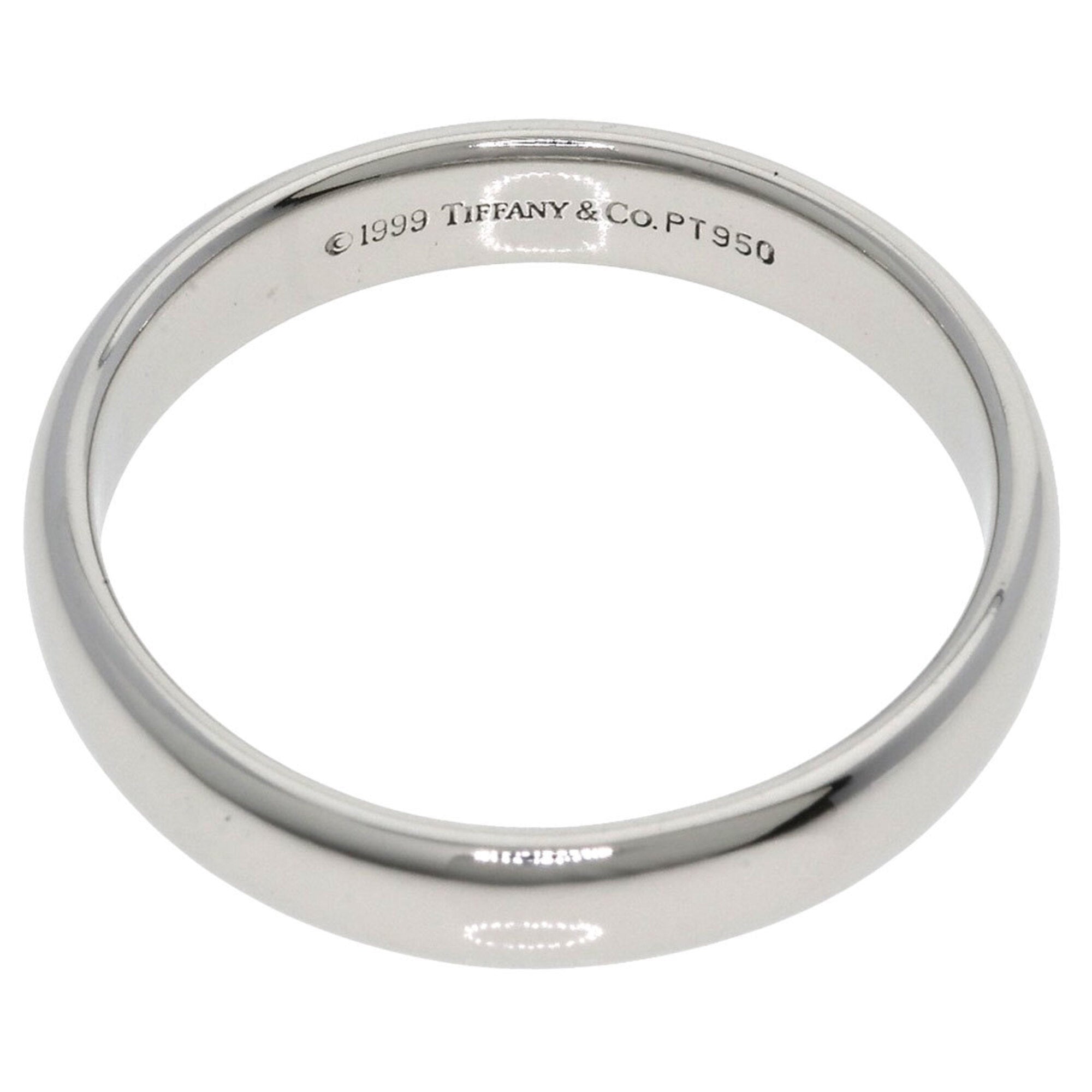 Tiffany Platinum 950 Band Ring (Pre-Owned)