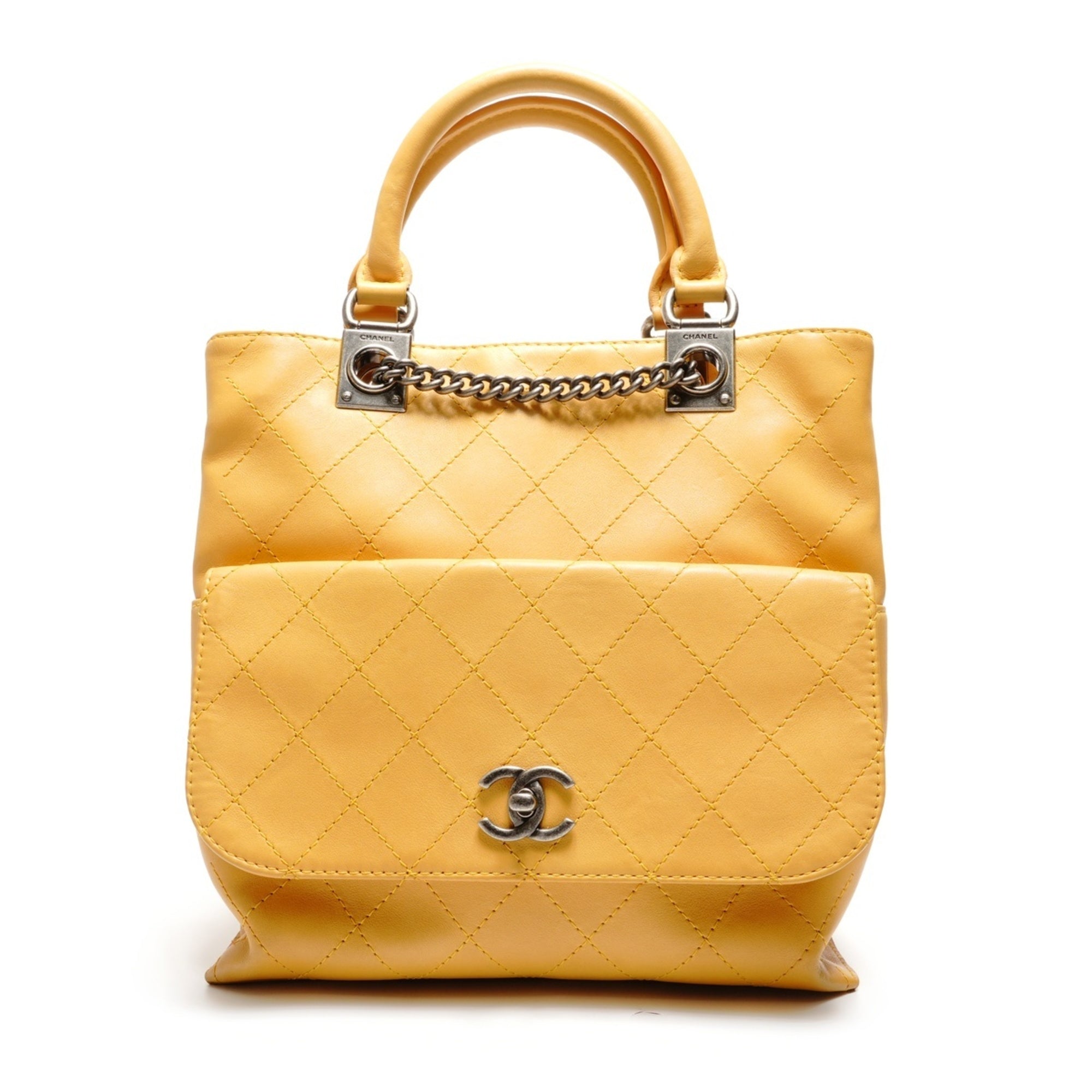 Chanel Yellow Handbag (Pre-Owned)
