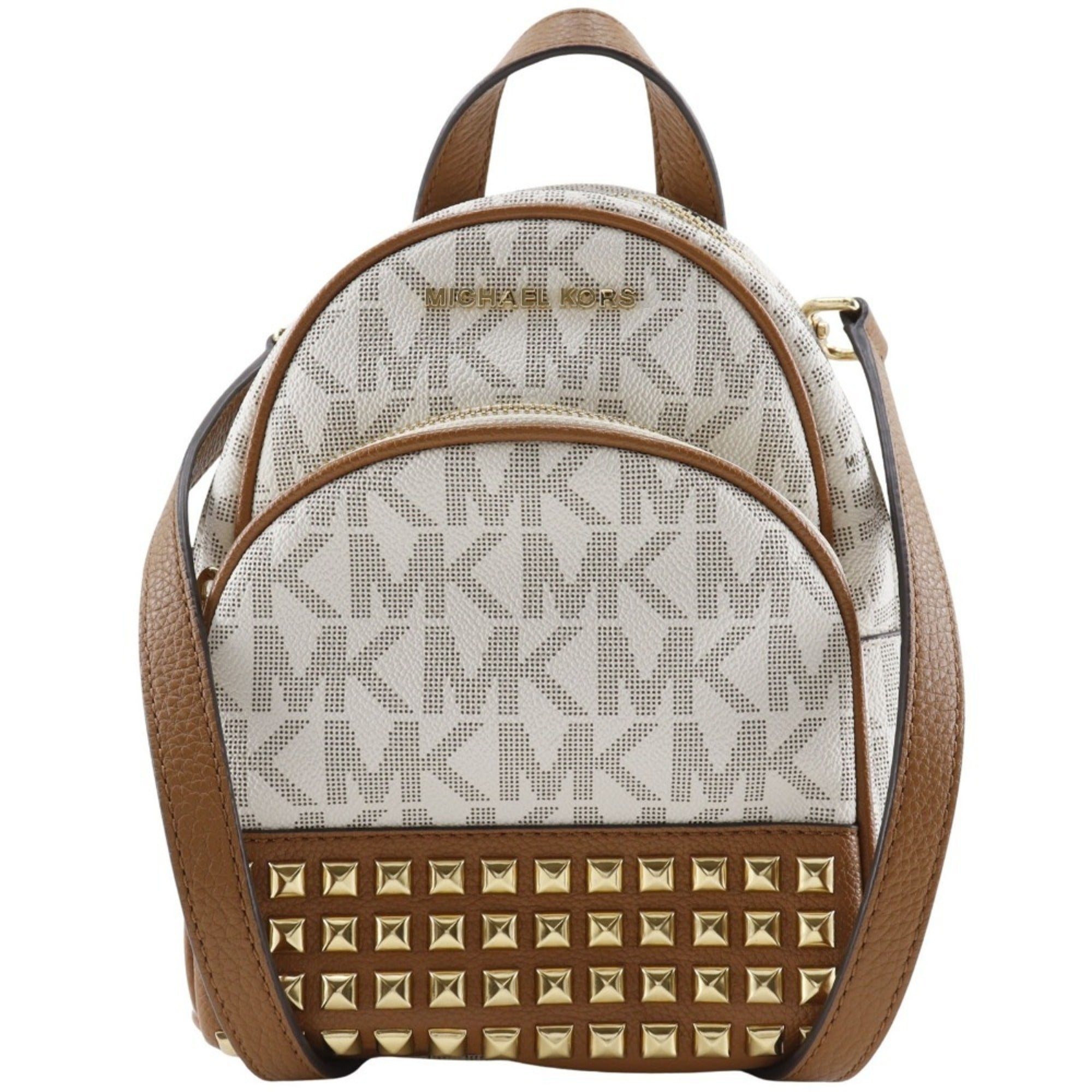 Michael Kors White Pvc Backpack (Pre-Owned)