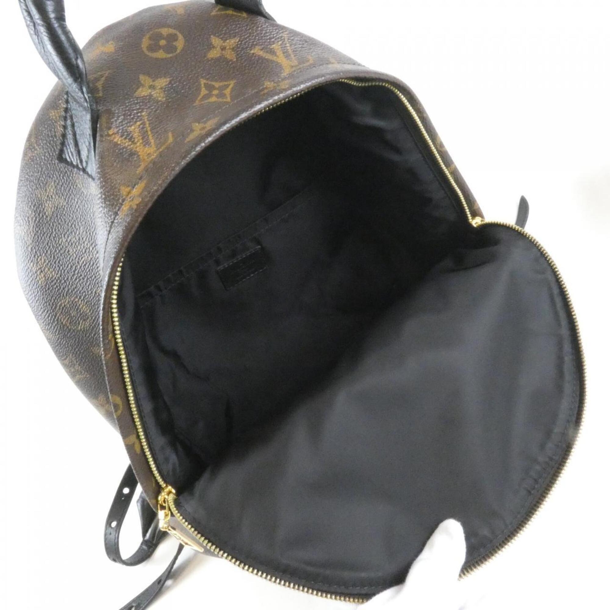 Louis Vuitton Monogram Marron Coated Canvas Backpack (Pre-Owned)