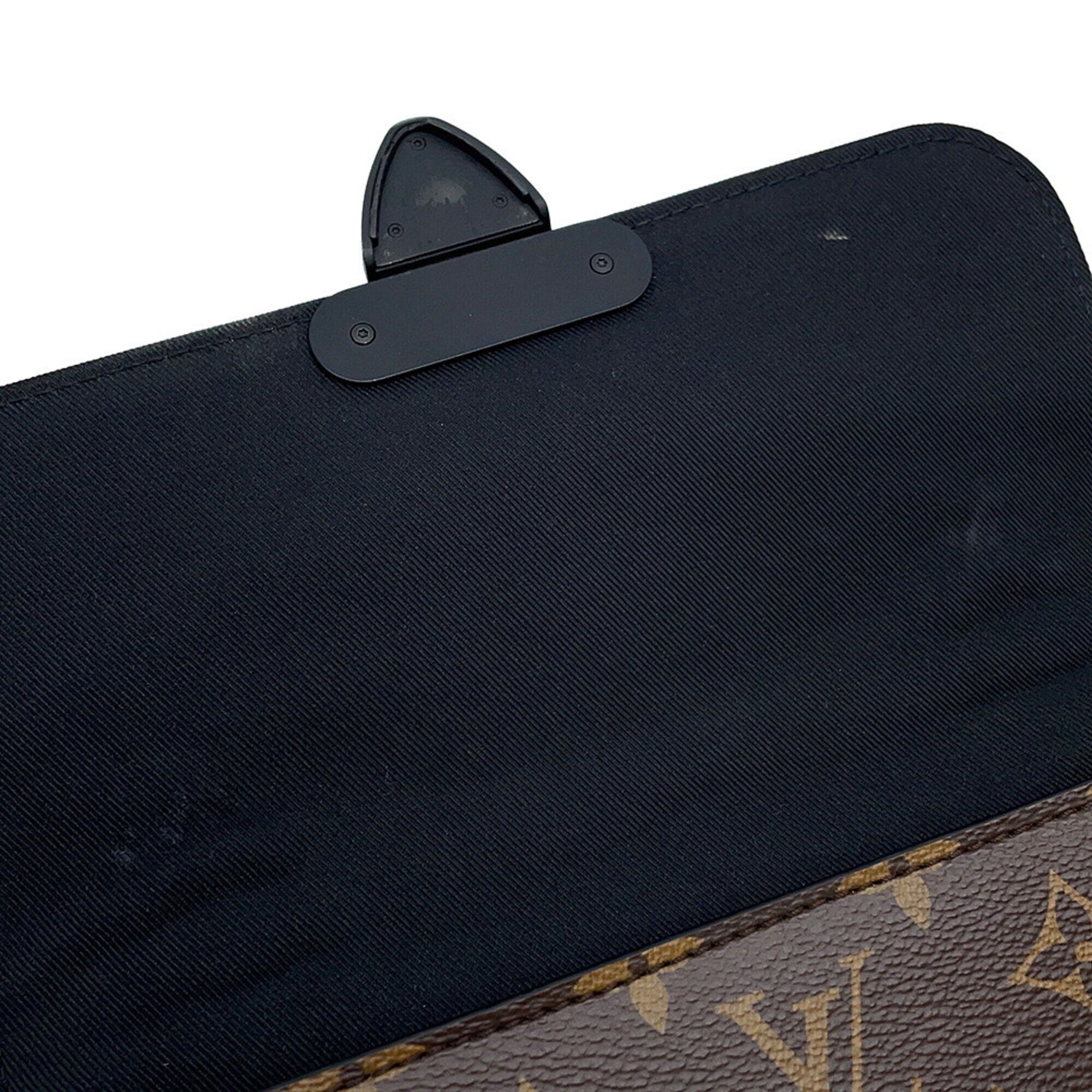 Louis Vuitton Monogram Macassar Noir Monogram Handbag Sling Bag (Pre-Owned)