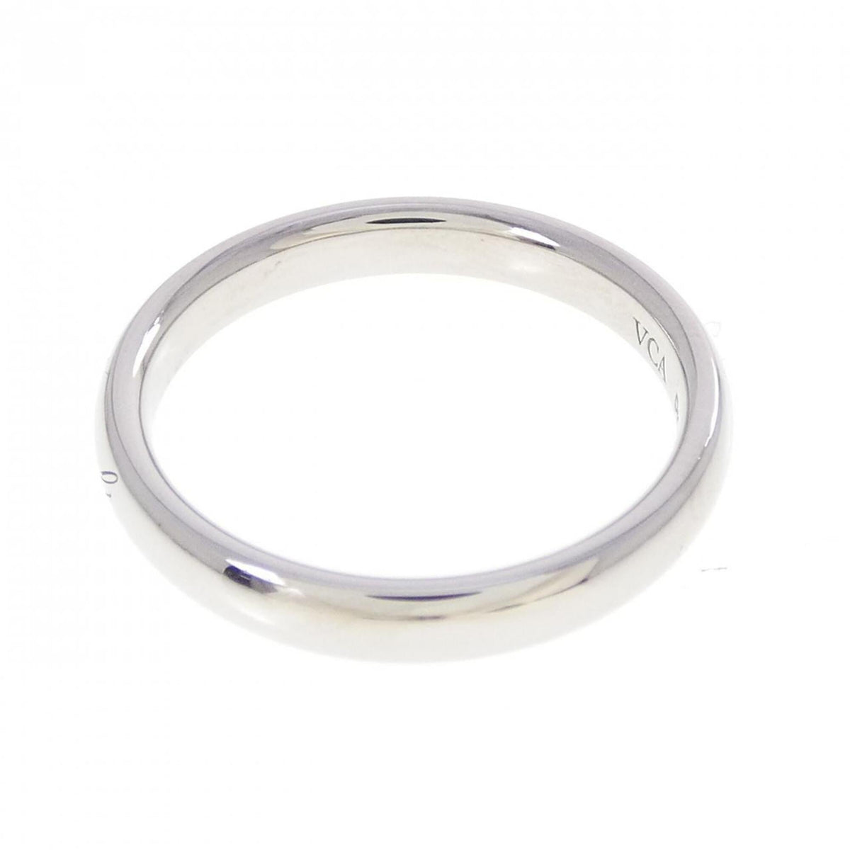 Van Cleef & Arpels Platinum 950 Band Ring (Pre-Owned)