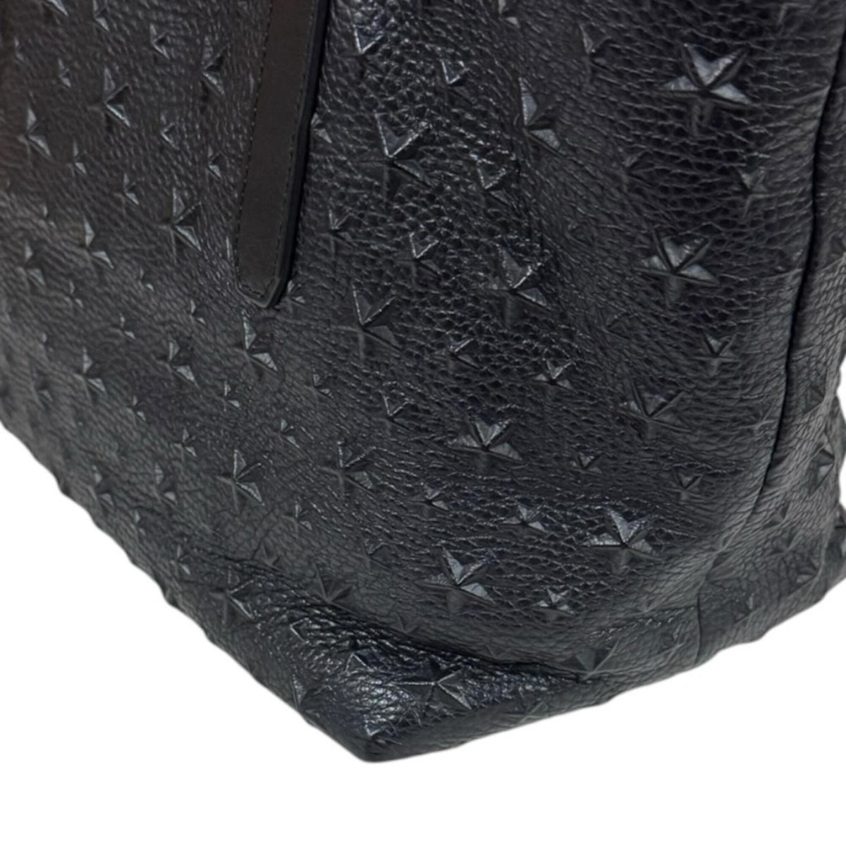 Jimmy Choo Black Leather Tote Bag (Pre-Owned)