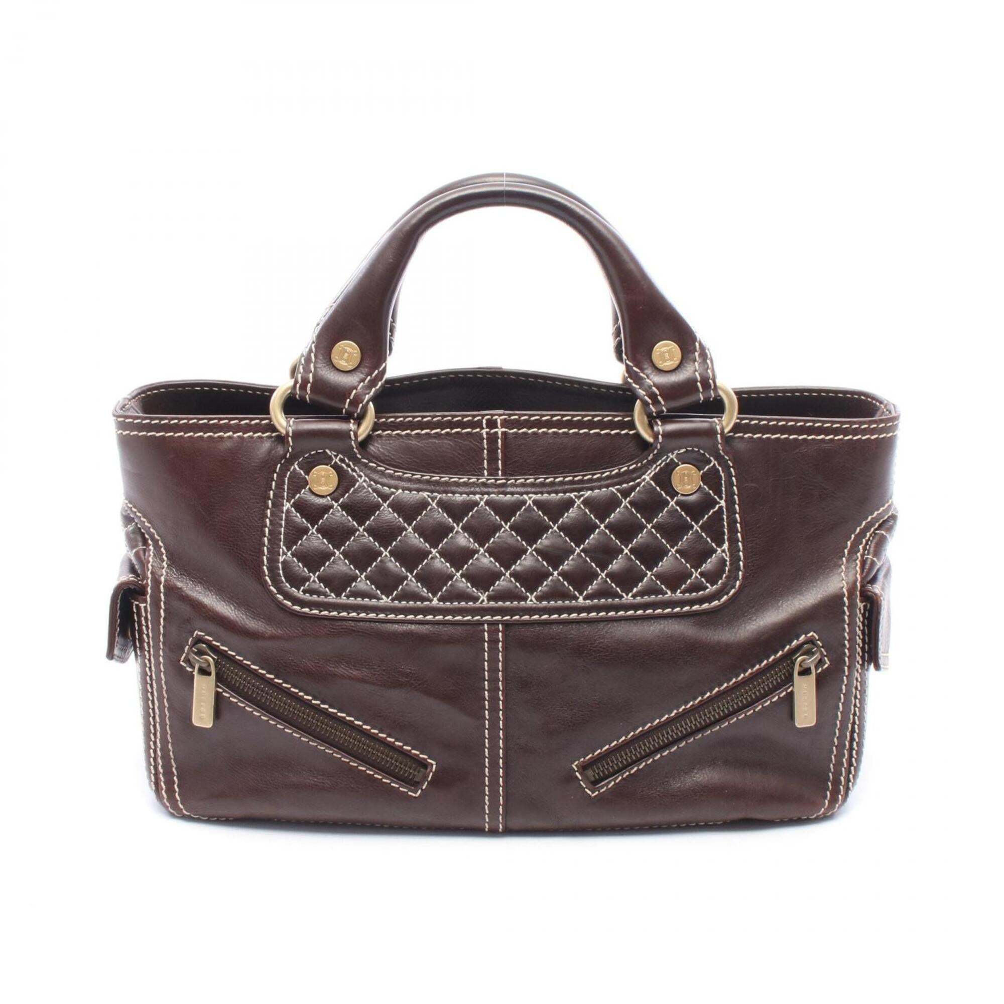 Celine Brown Leather Handbag (Pre-Owned)