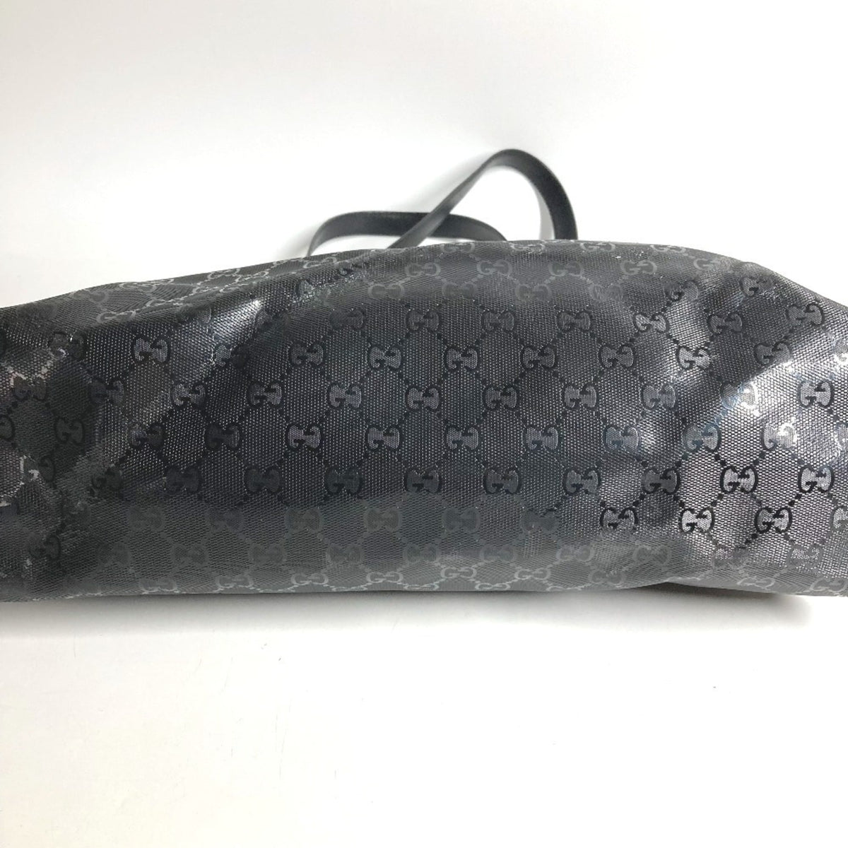 Gucci Black Gg Imprimé Shoulder Bag Tote Bag (Pre-Owned)
