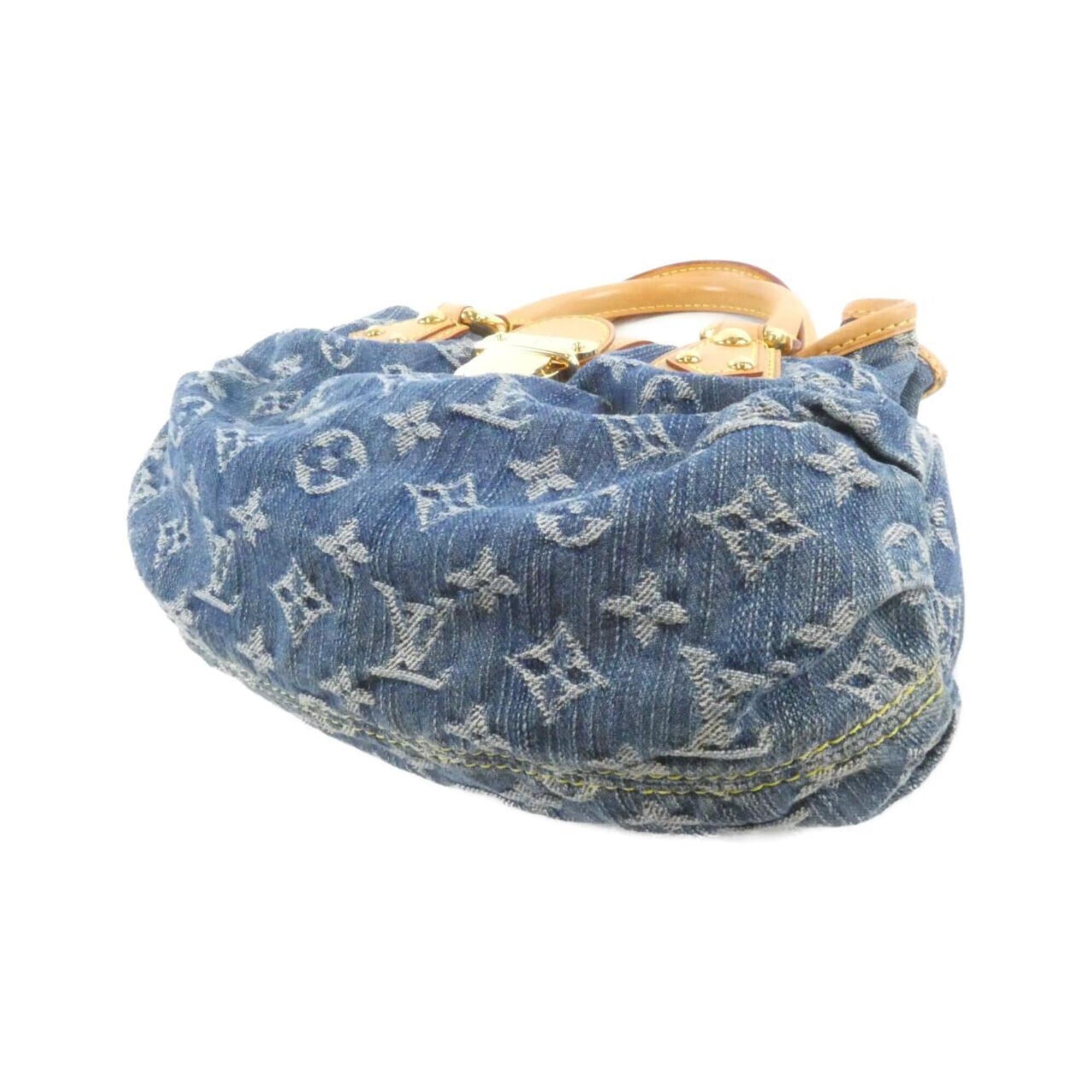 Louis Vuitton Blue Denim Canvas Handbag (Pre-Owned)