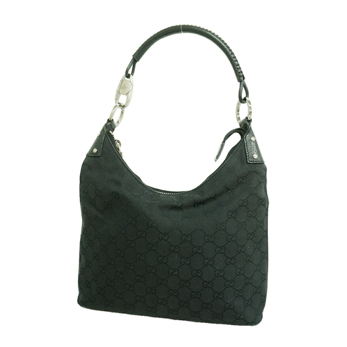 Gucci Black Canvas Handbag (Pre-Owned)