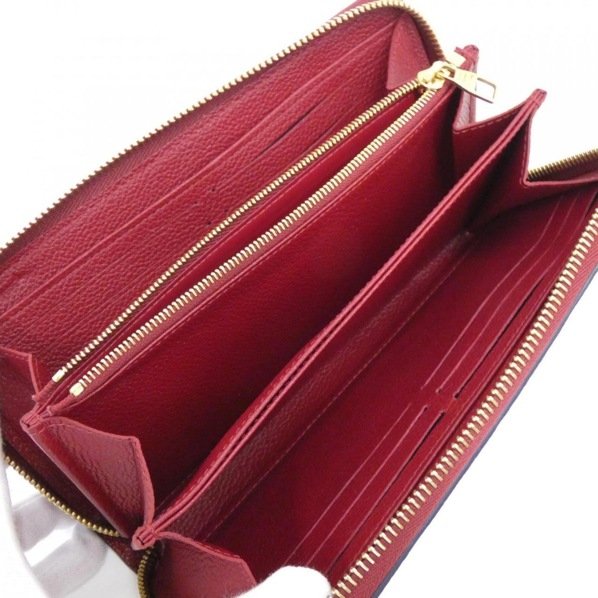 Louis Vuitton Gold Leather Long Wallet (Bi-Fold) (Pre-Owned)