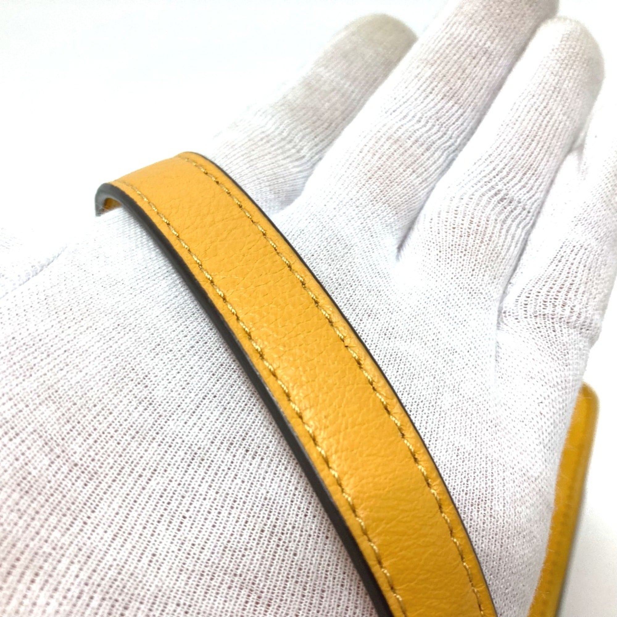 Tory Burch Yellow Leather Shoulder Bag (Pre-Owned)