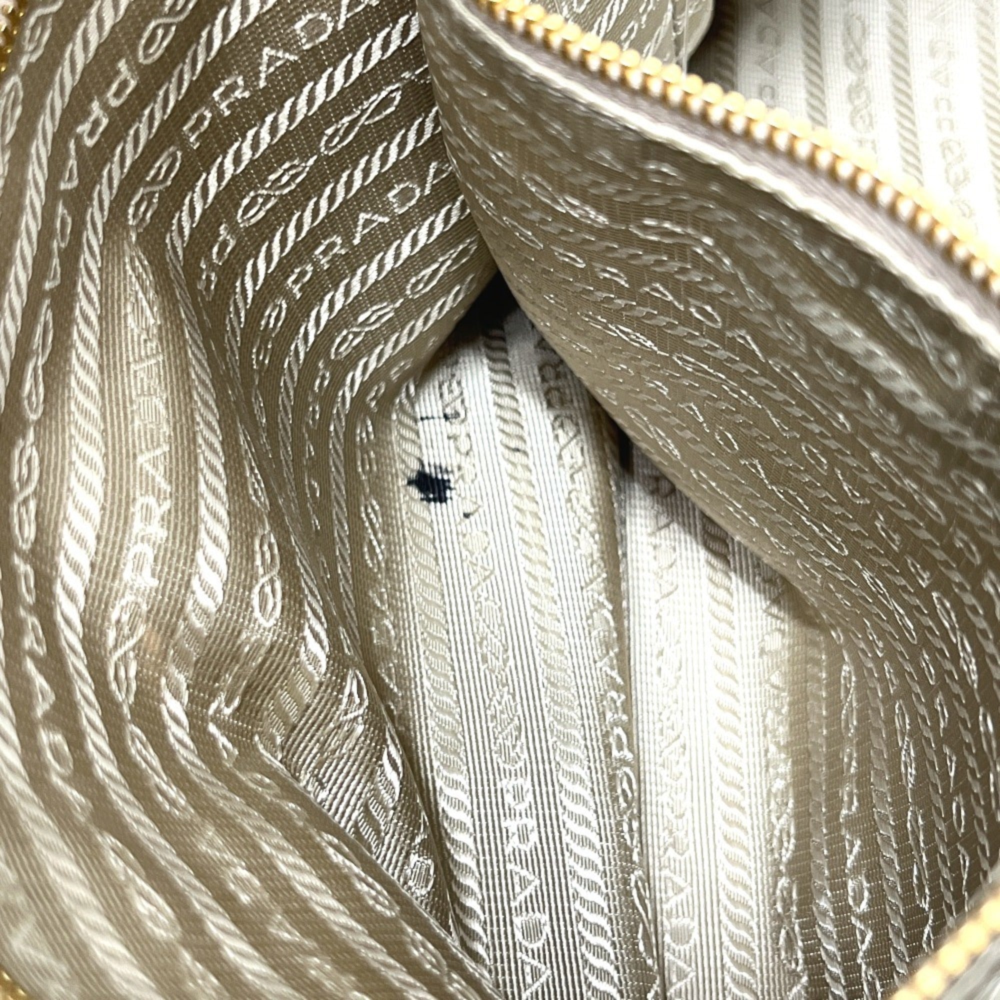 Prada Blue Canapa Handbag Tote Bag (Pre-Owned)