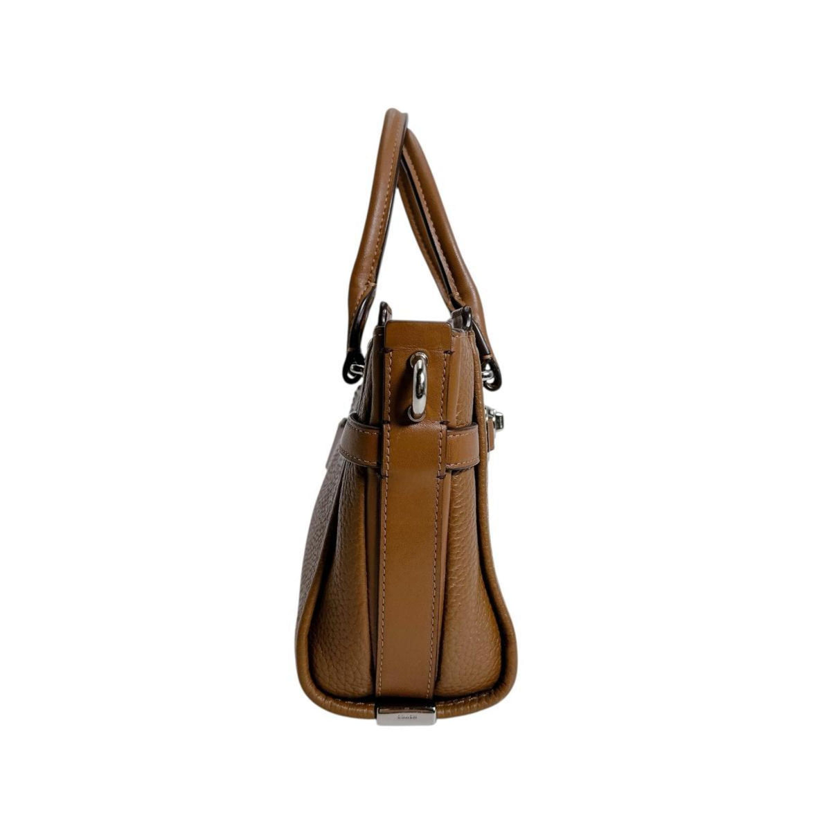 Coach Brown Leather Handbag Tote Bag (Pre-Owned)