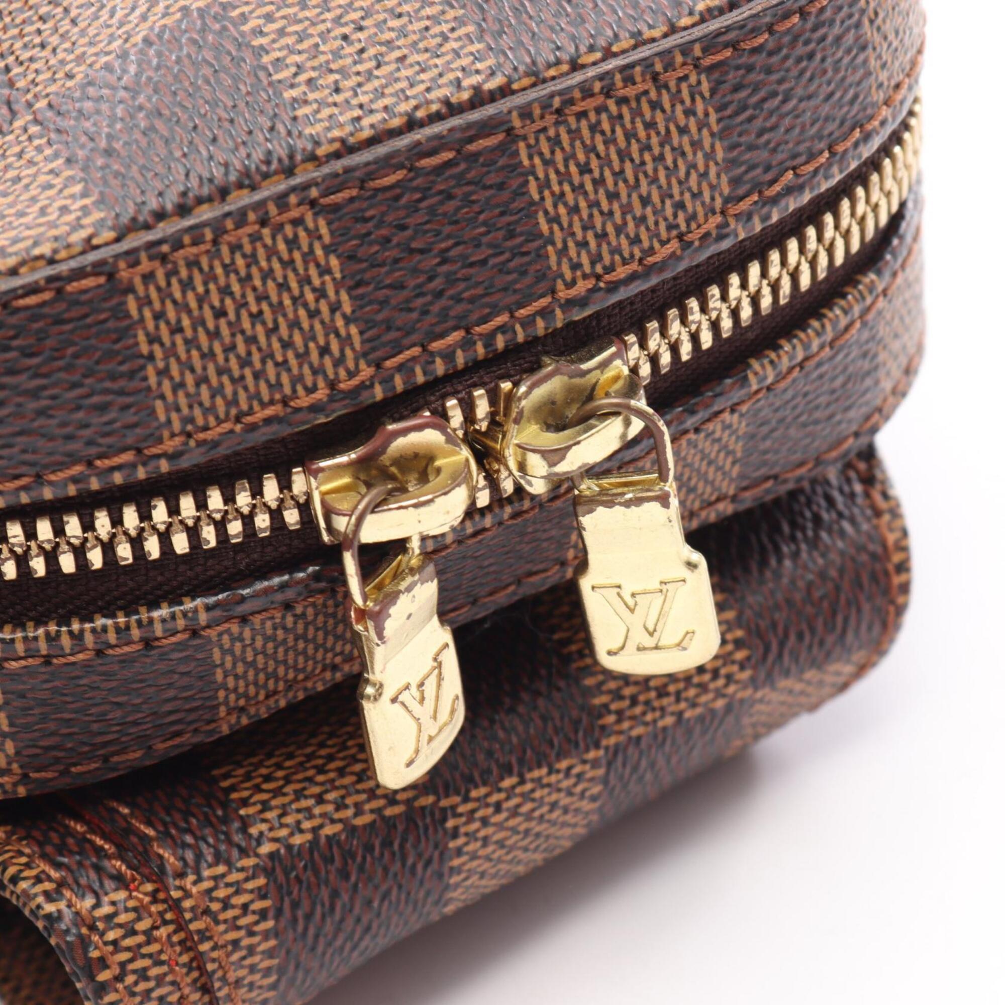 Louis Vuitton Brown Coated Canvas Fanny Pack Sling Bag (Pre-Owned)