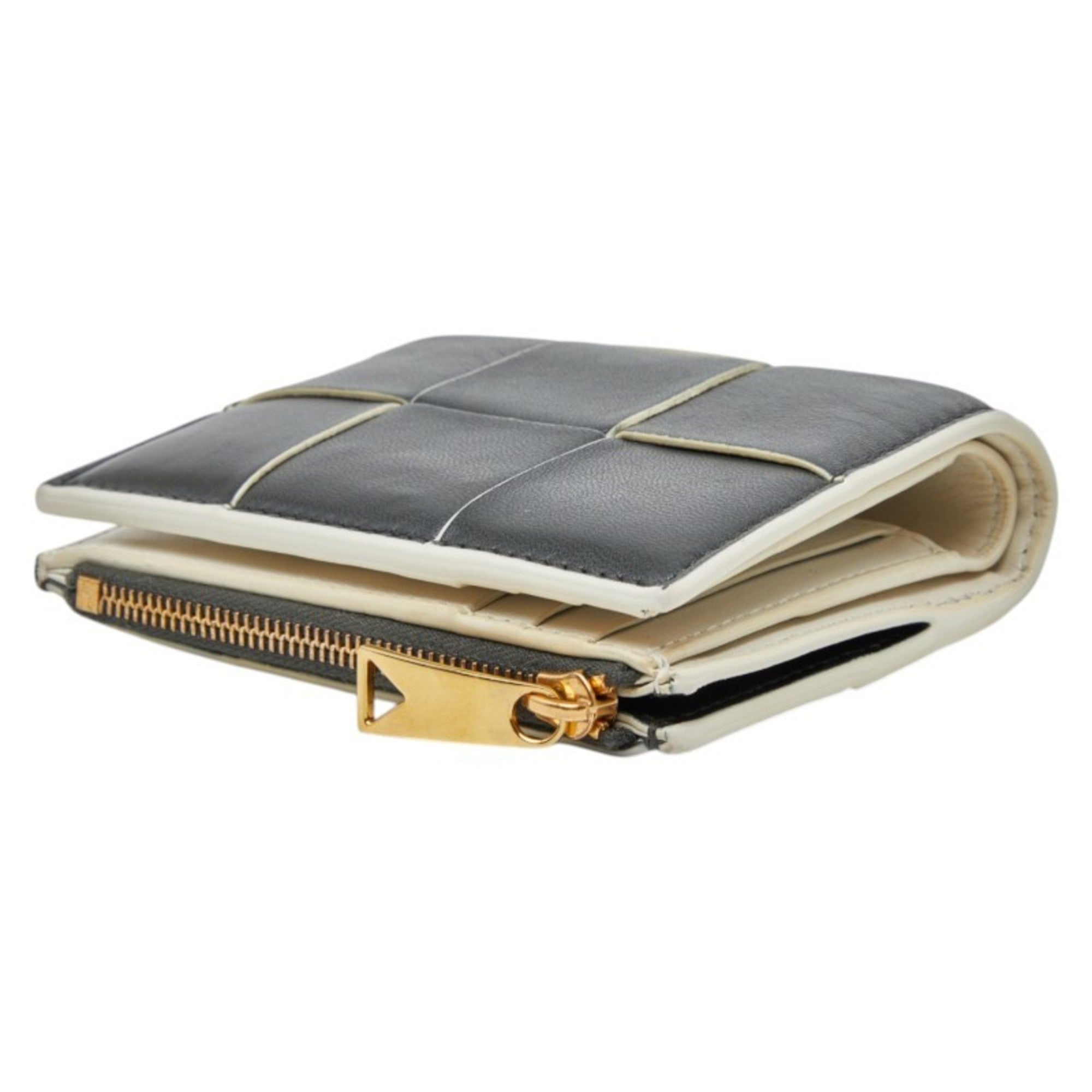 Bottega Veneta Black Leather Wallet (Bi-Fold) (Pre-Owned)
