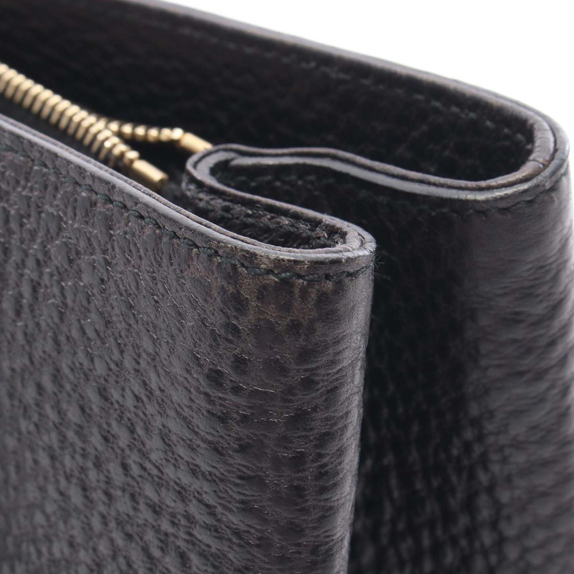 Gucci Black Leather Handbag (Pre-Owned)
