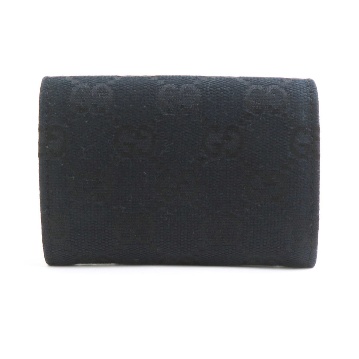 Gucci Black Gg Canvas Coin Purse/Coin Case (Pre-Owned)