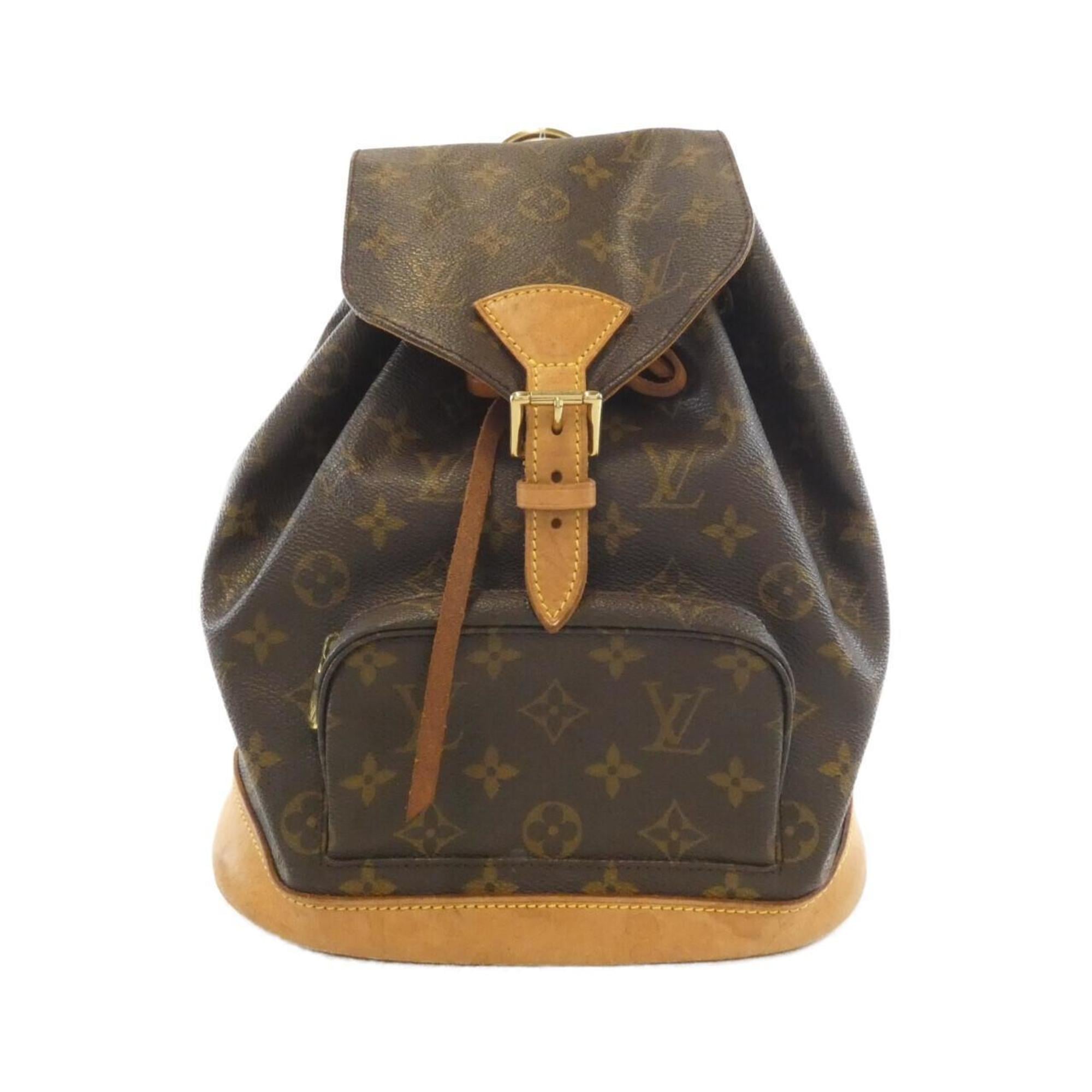 Louis Vuitton Brown Coated Canvas Backpack (Pre-Owned)