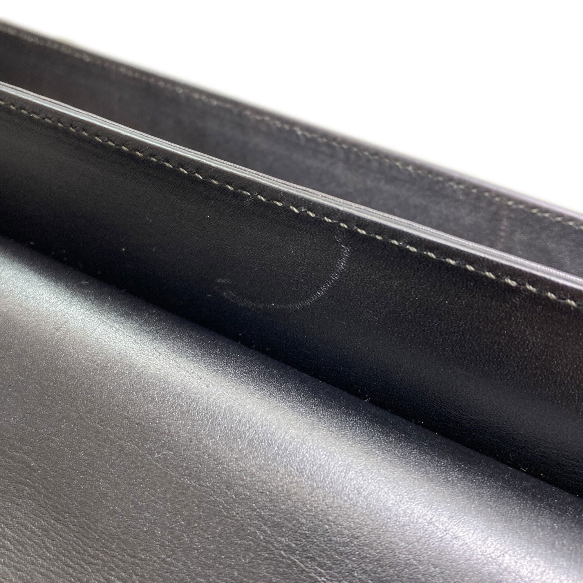 Salvatore Ferragamo Black Leather Tote Bag (Pre-Owned)