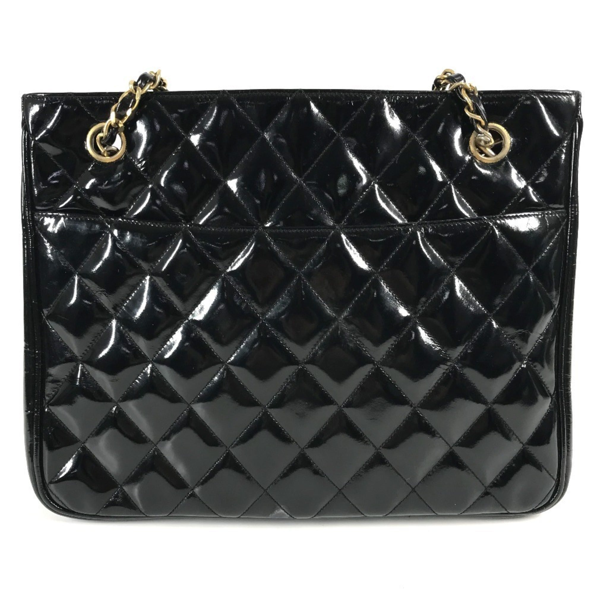 Chanel Black Quilting Shoulder Bag Tote Bag (Pre-Owned)