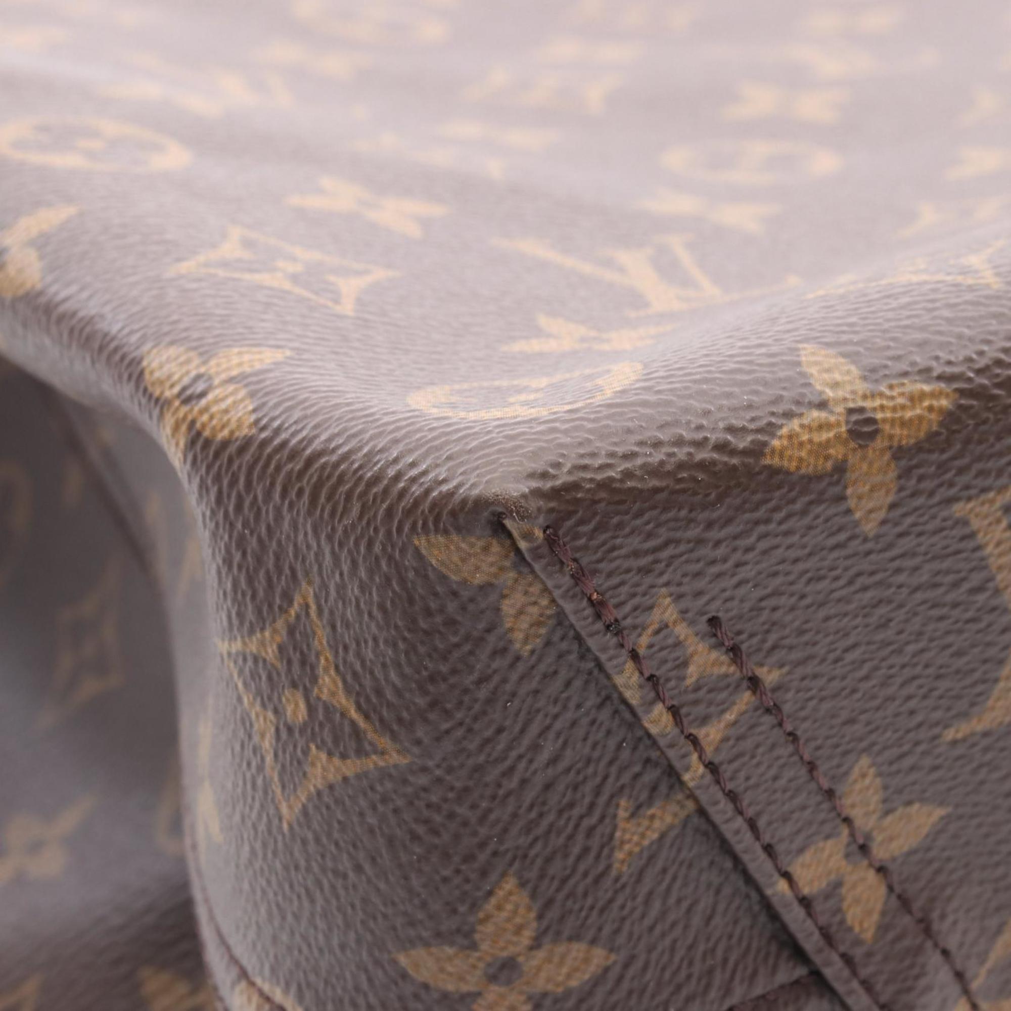 Louis Vuitton Brown Coated Canvas Monogram Pvc Leather Handbag (Pre-Owned)